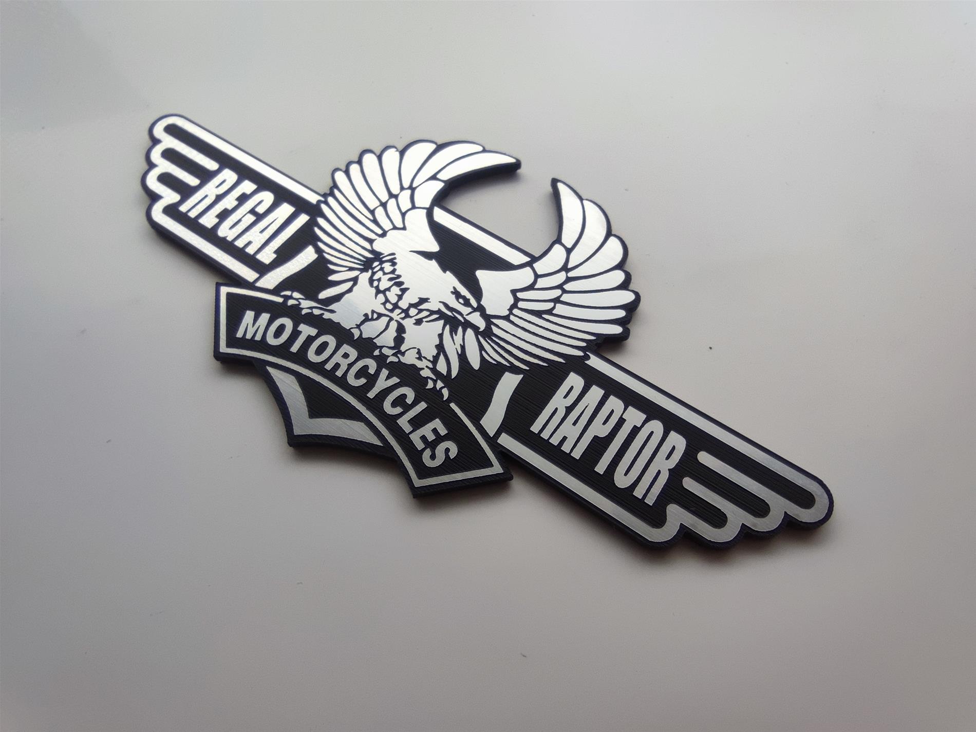 Regal Raptor motorcycles etiket 