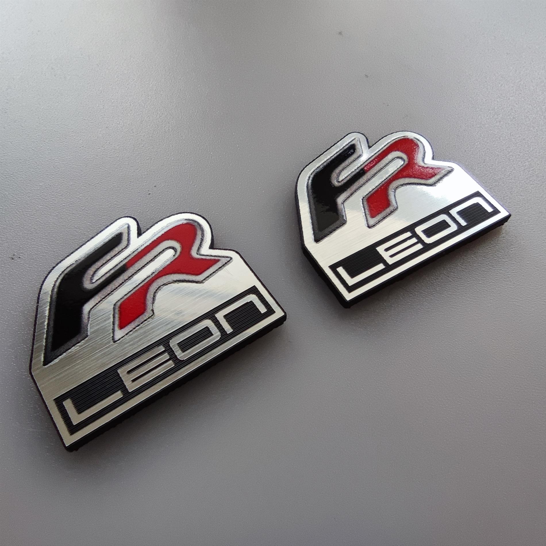 2 adet Seat FR Etiket Leon , Seat veya ibiza Yazı seçenekli