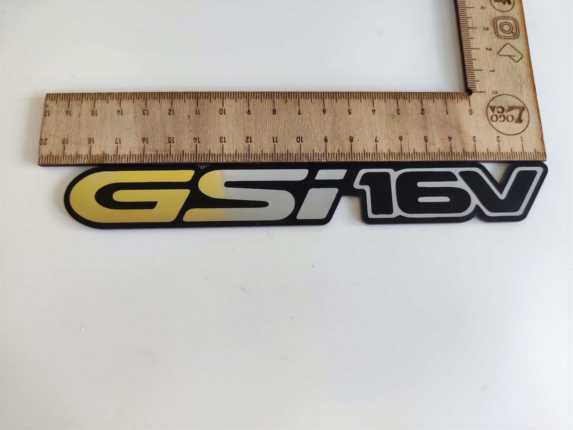 Opel Corsa GSI 16v Etiket Bagaj yazısı - Resim 4