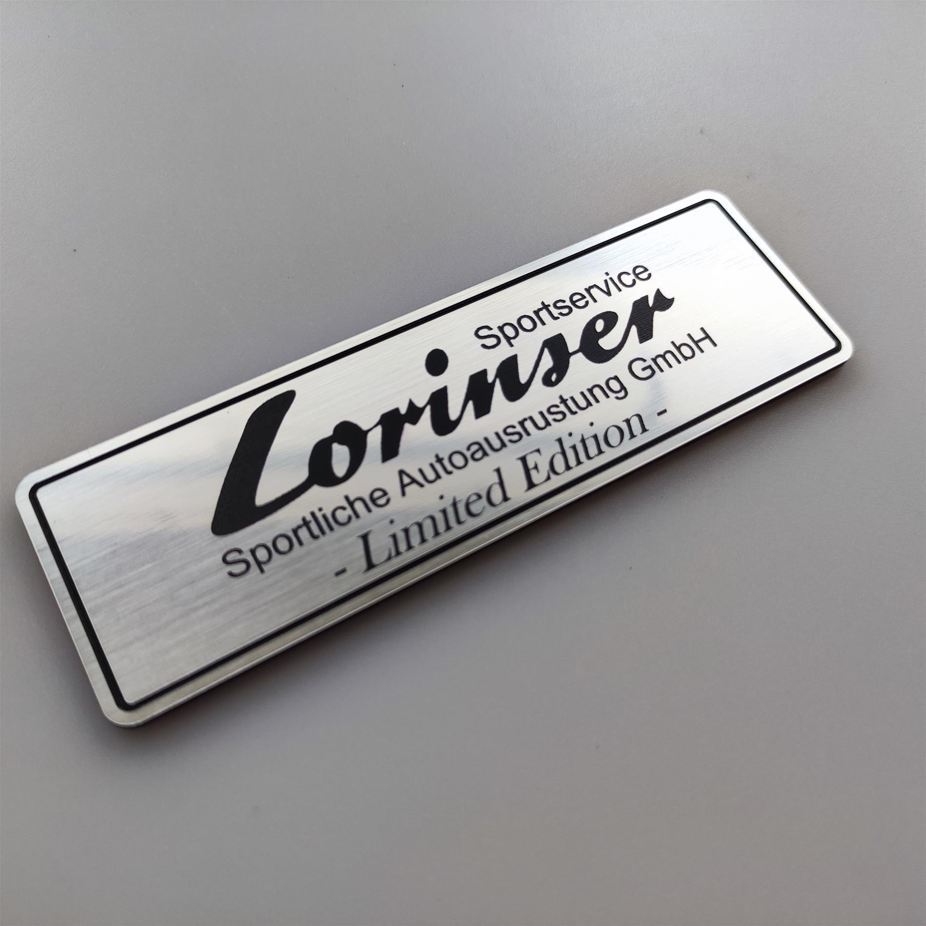 Mercedes Lorinser plaket etiket - Resim 4