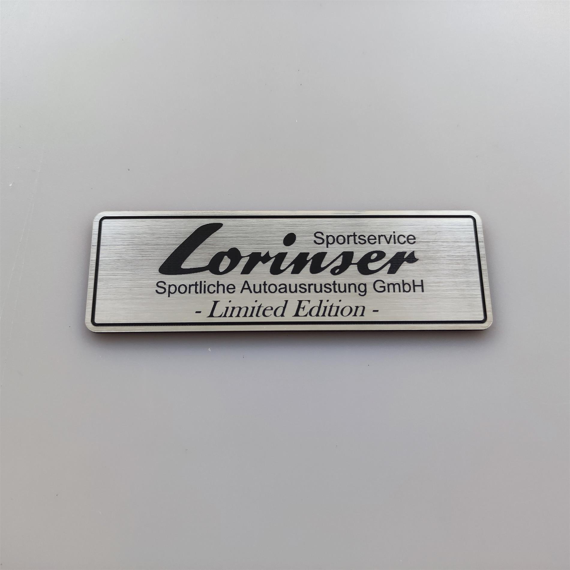 Mercedes Lorinser plaket etiket - Resim 5