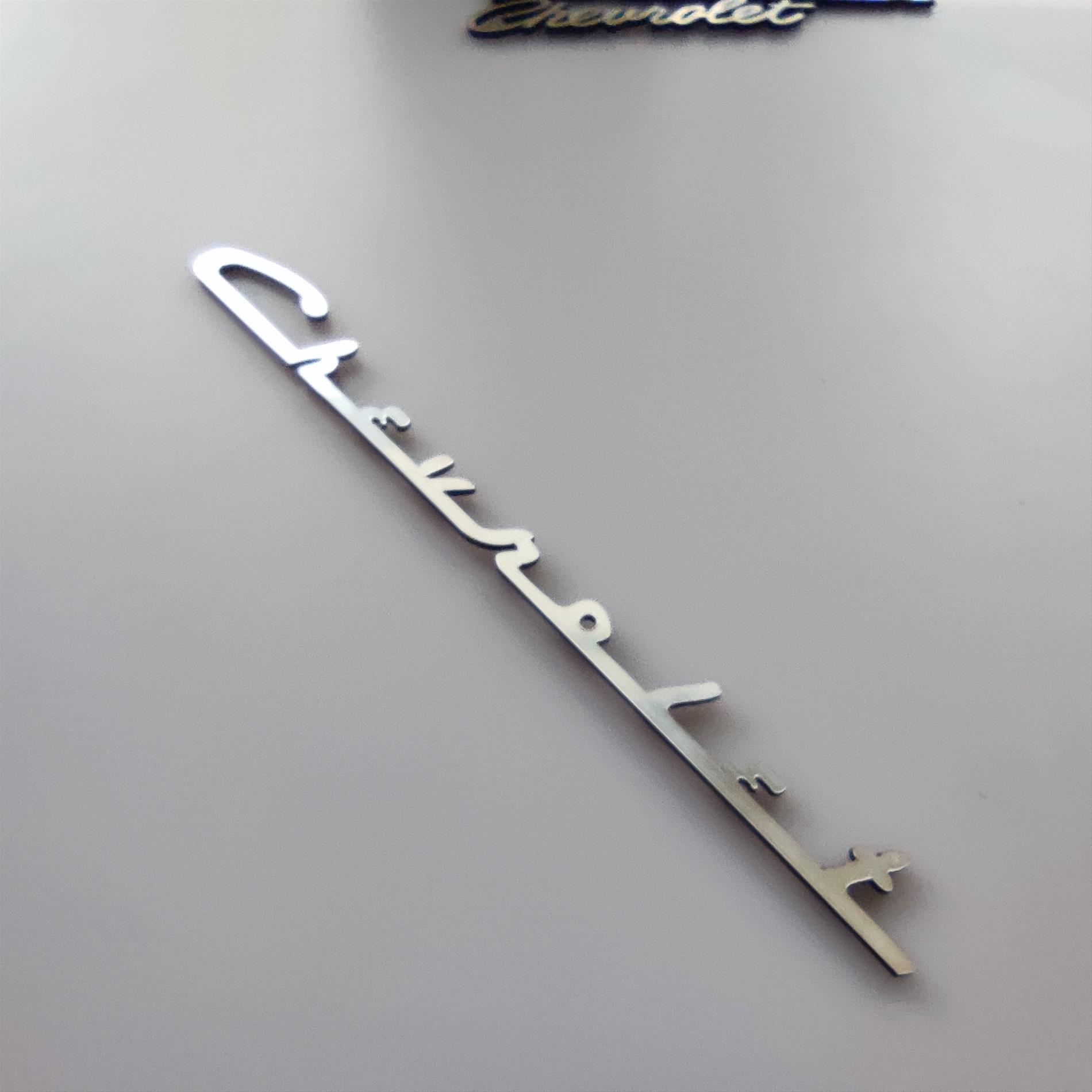 Chevrolet eski tip logo yazı bagaj yazısı - Resim 3