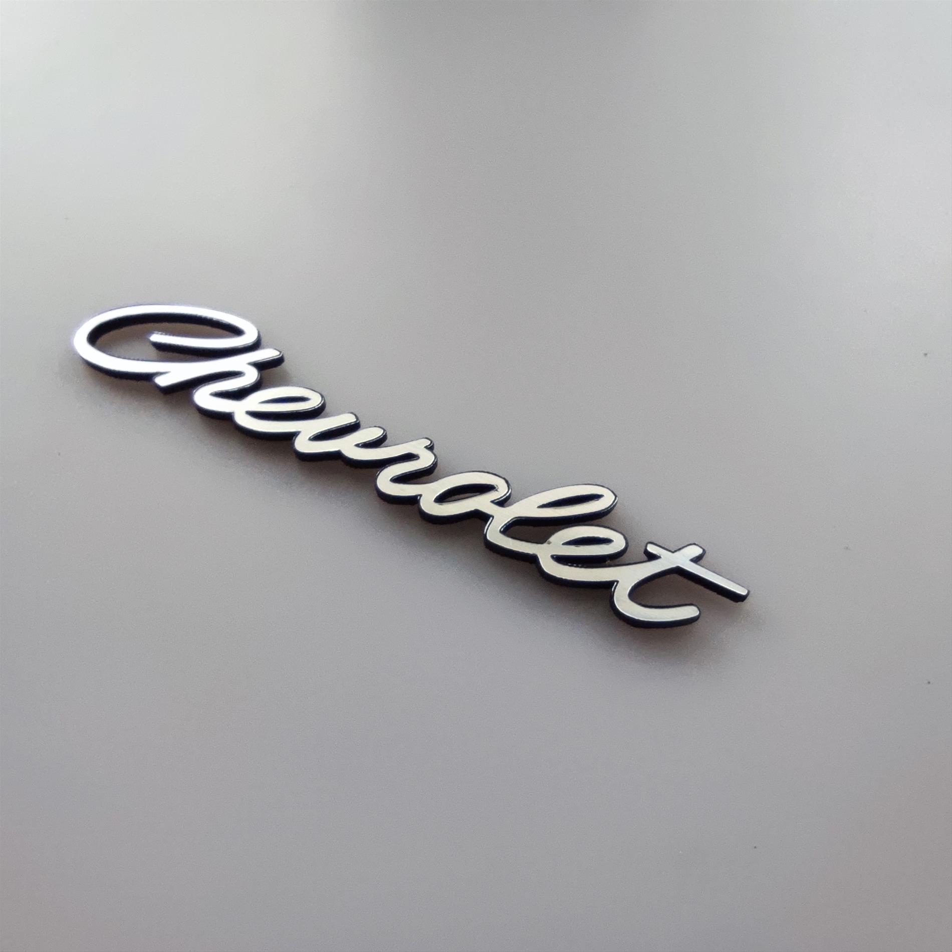 Chevrolet eski tip el yazı logo  bagaj yazısı - Resim 2