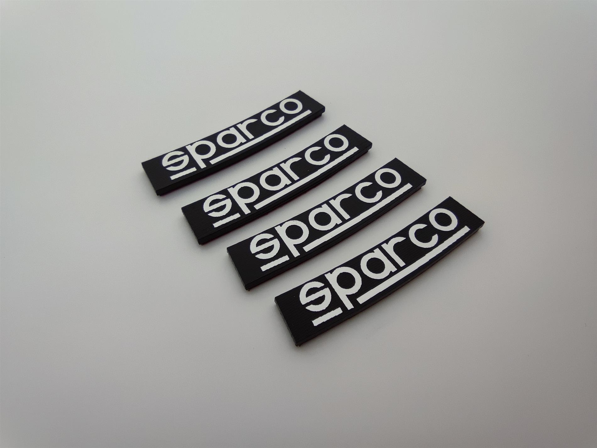 4 adet sparco jant etiketi - Resim 5