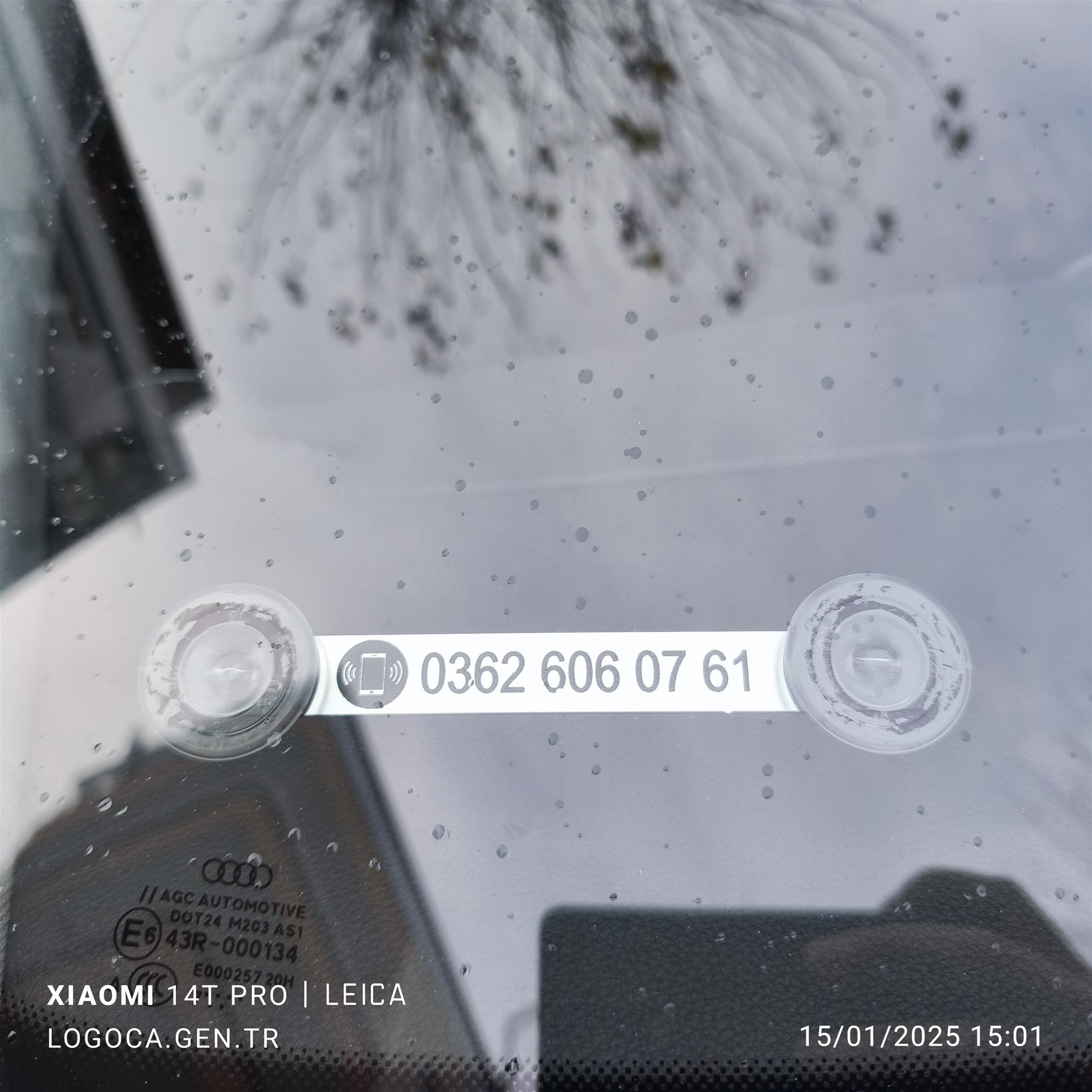 Araç içi Vantuzlu isimsiz Numaratör size özel telefon numaralığı - Resim 4