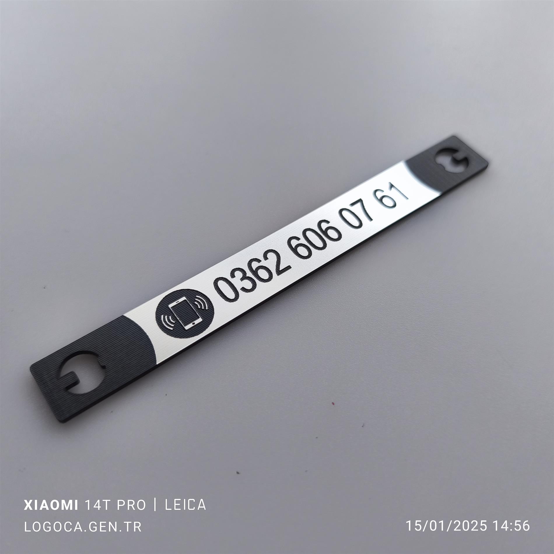 Araç içi Vantuzlu isimsiz Numaratör size özel telefon numaralığı - Resim 9