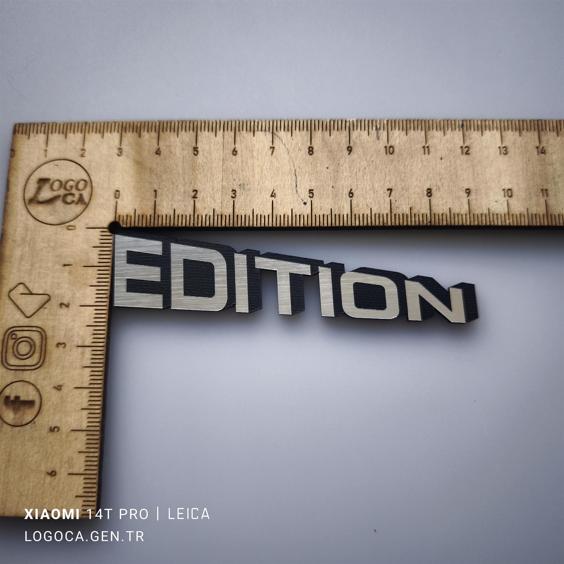 3D Limited Edition ve Special Edition plastik Etiket - Resim 2