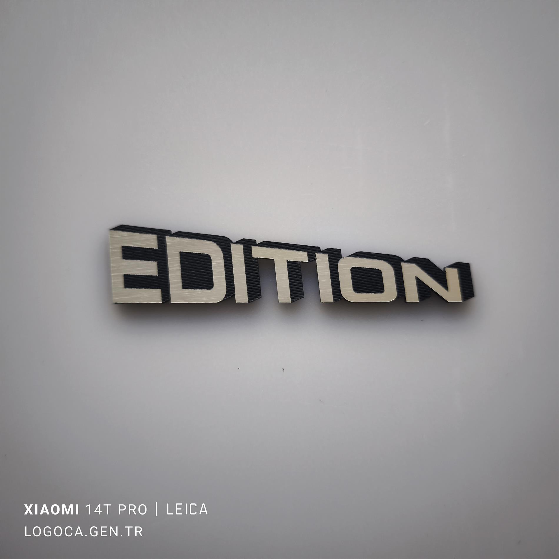 3D Limited Edition ve Special Edition plastik Etiket - Resim 6