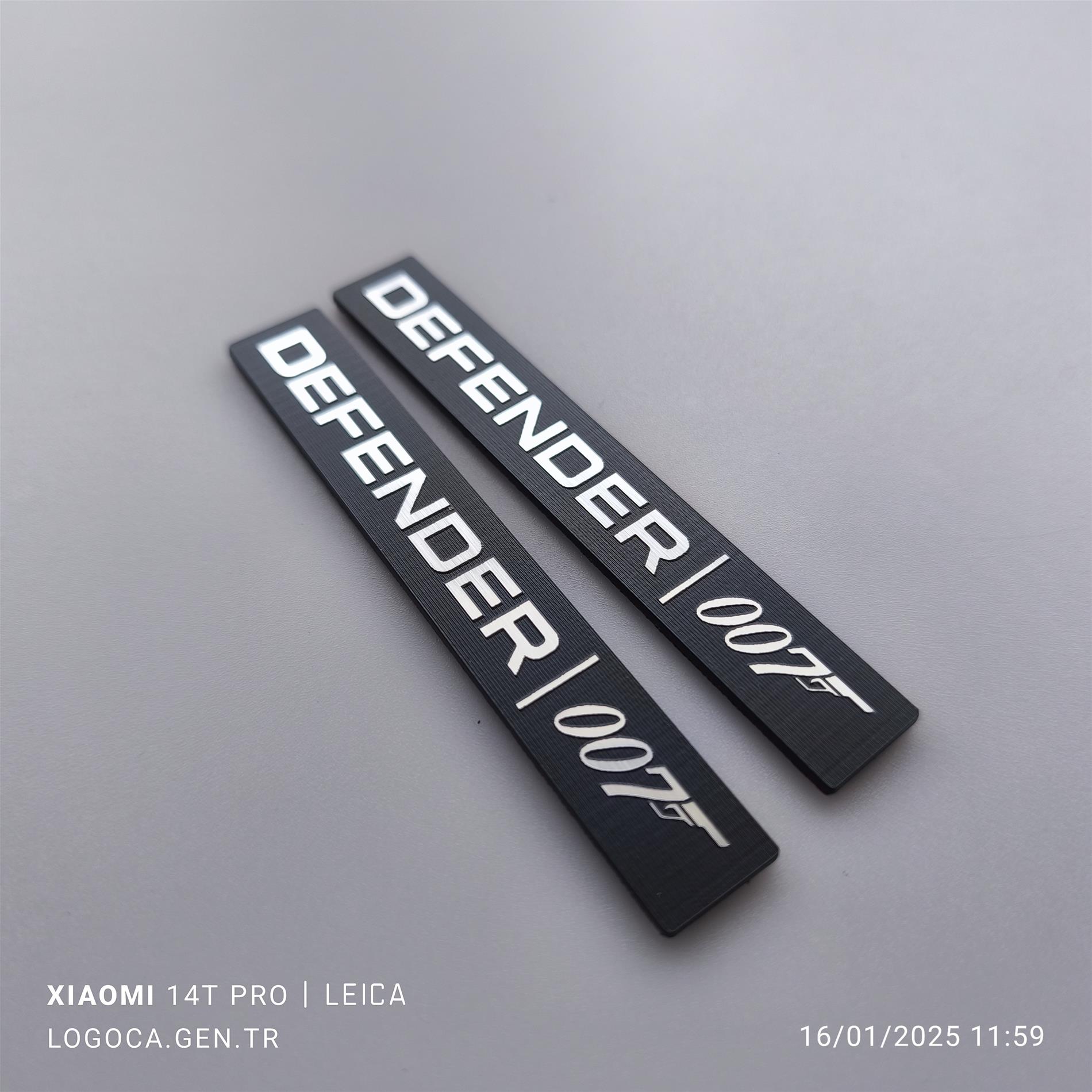 Land Rover Defender 007 Etiket 2 li takım - Resim 2