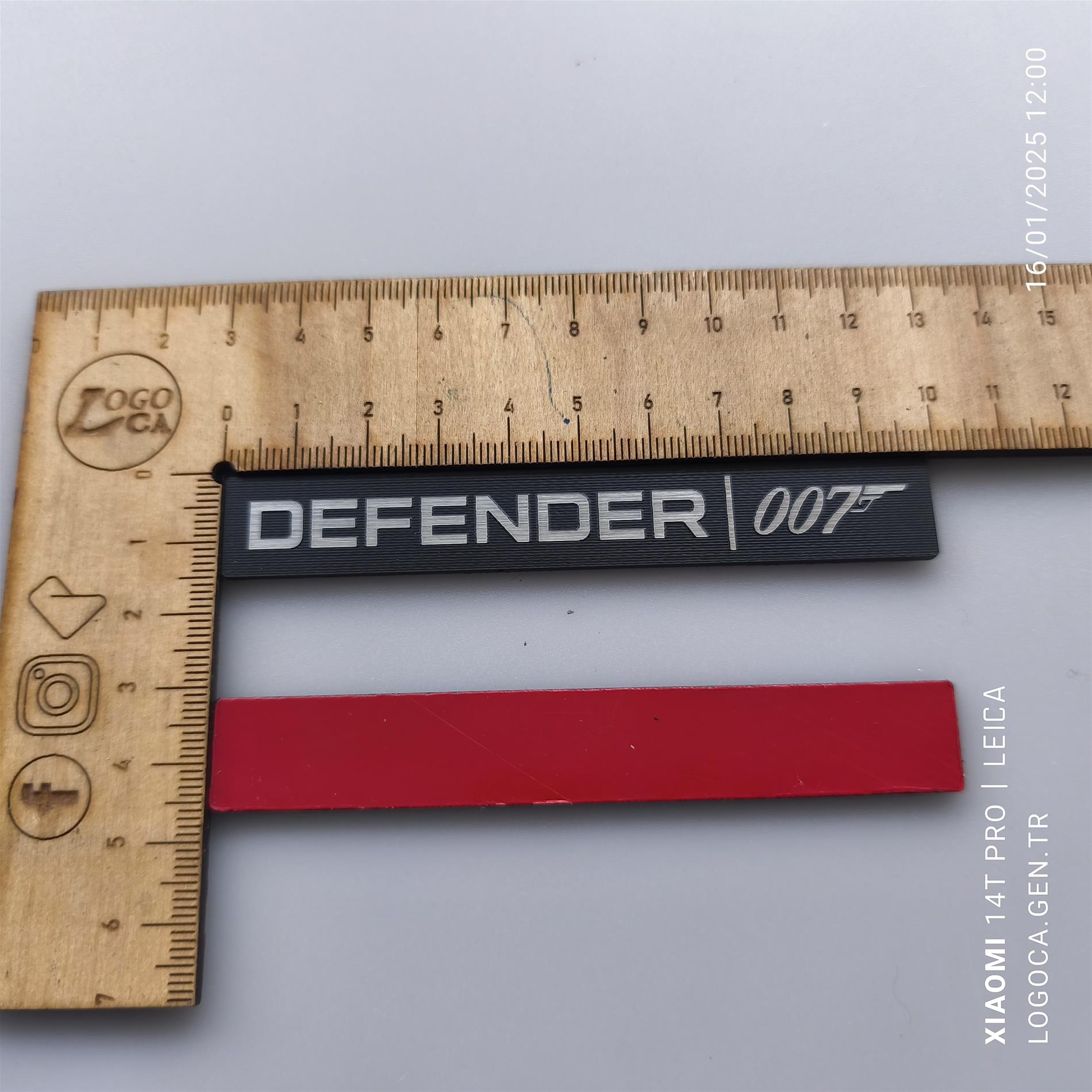 Land Rover Defender 007 Etiket 2 li takım - Resim 4