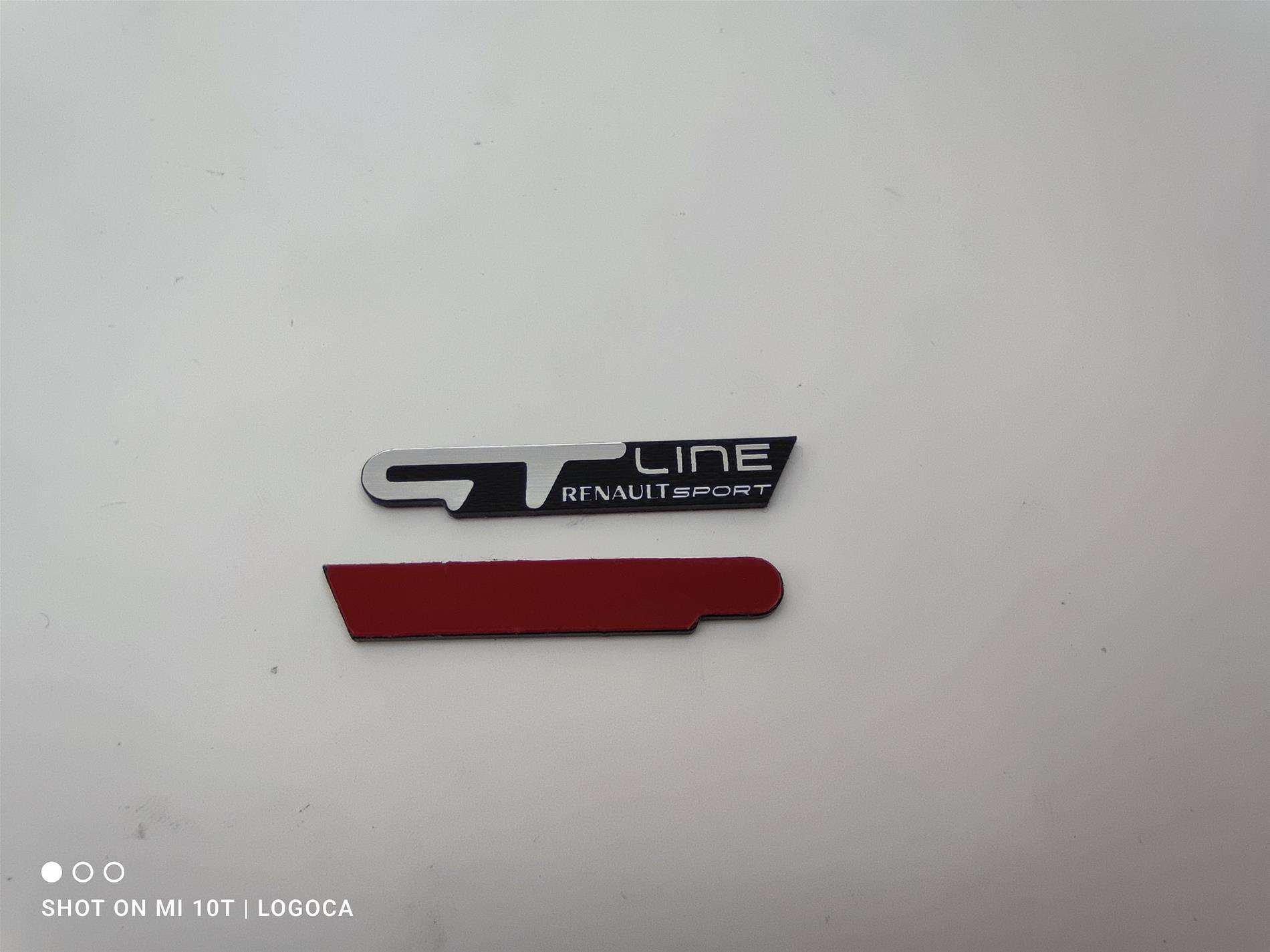 Renault sport GT line etiket - Resim 2