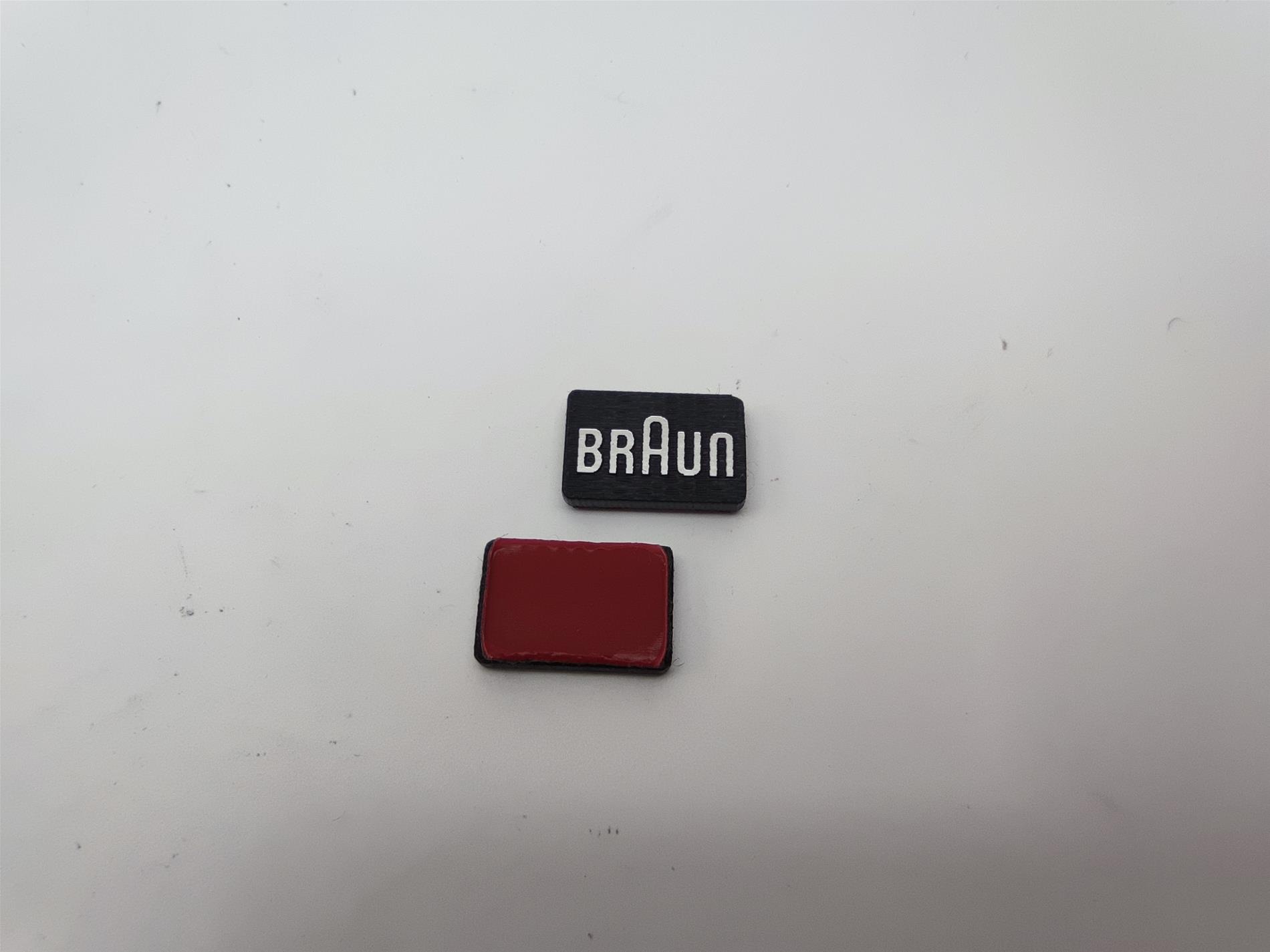 Braun logo 12x8mm