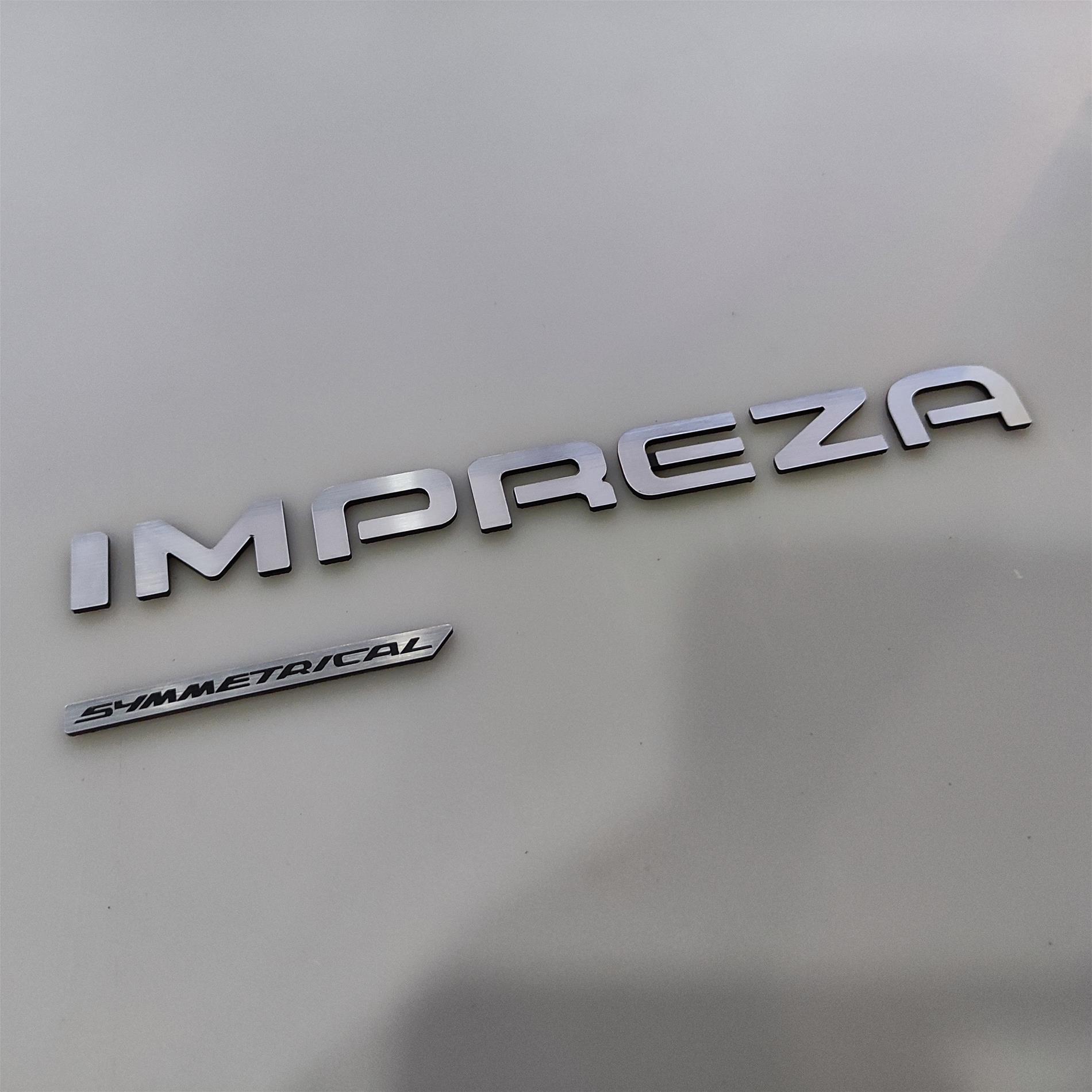 4 lü Subaru impreza bagaj yazı seti - Resim 3