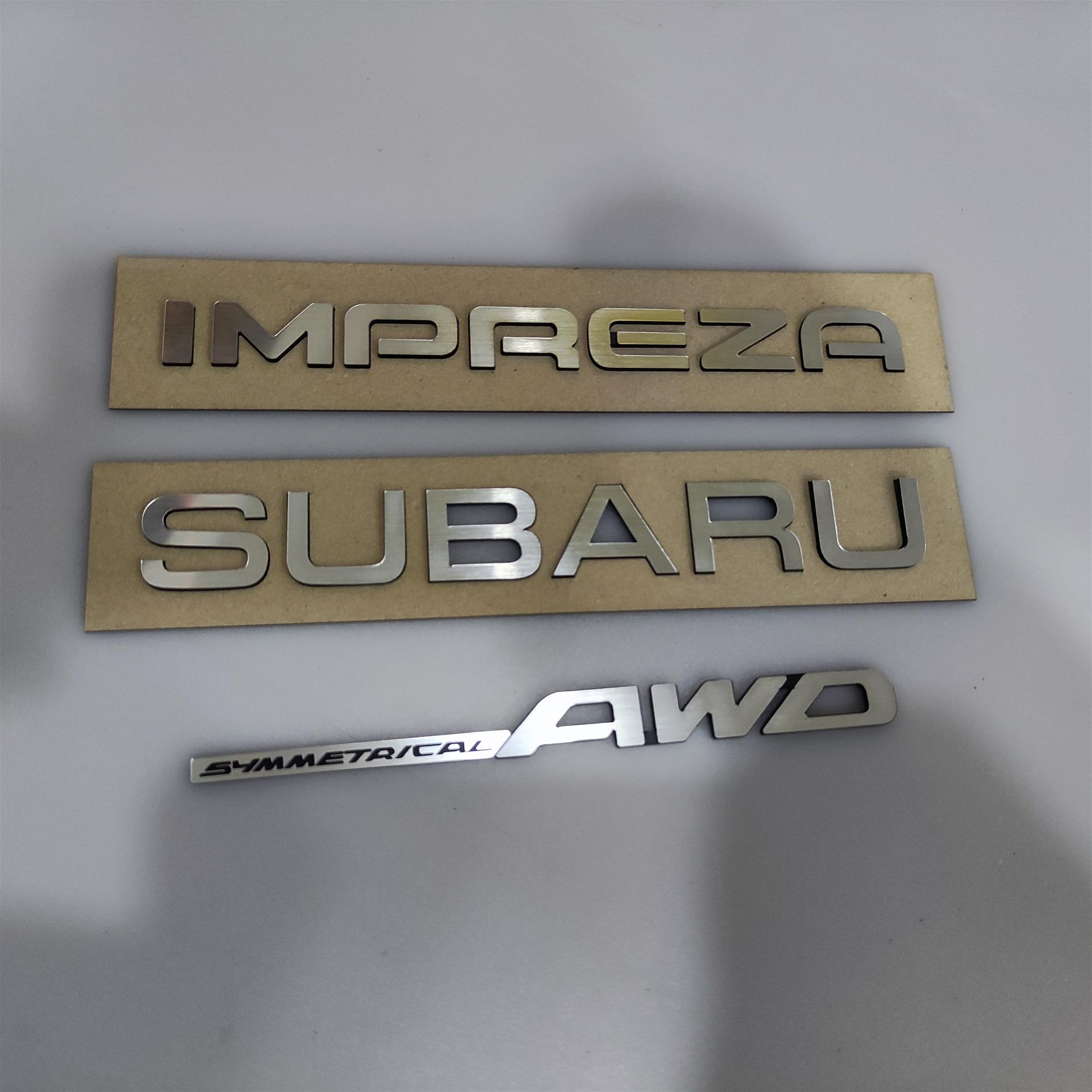 4 lü Subaru impreza bagaj yazı seti - Resim 7