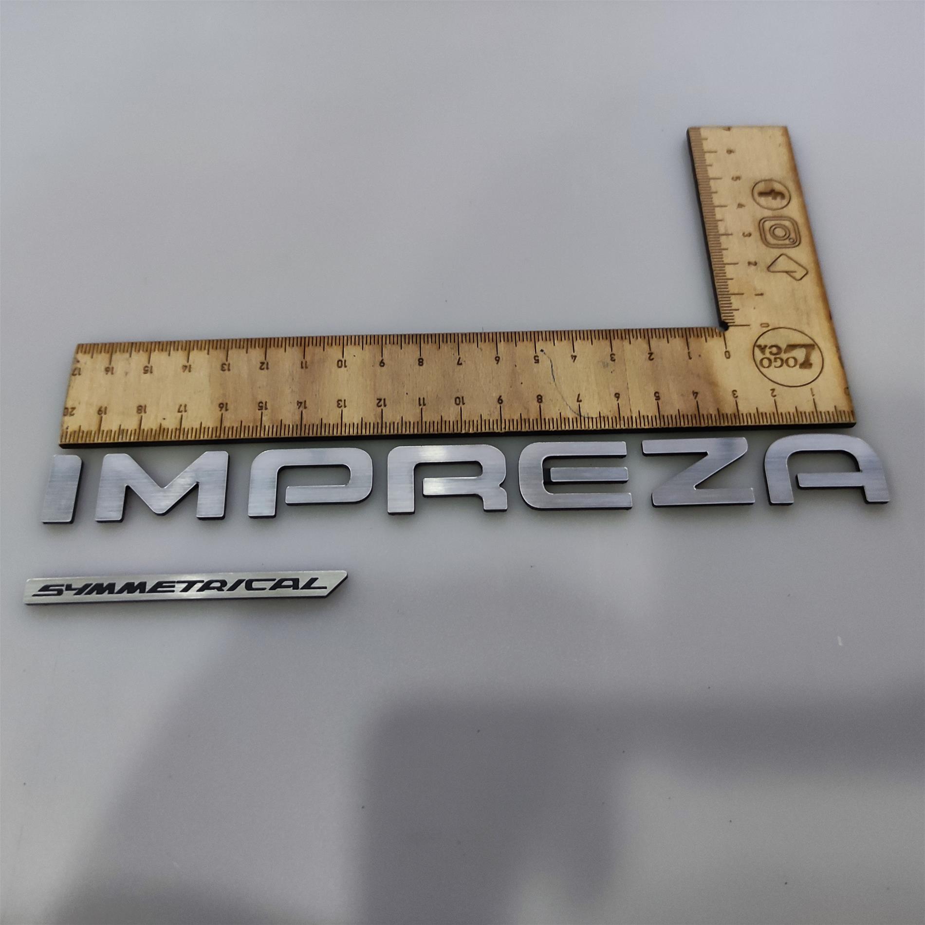 4 lü Subaru impreza bagaj yazı seti - Resim 8