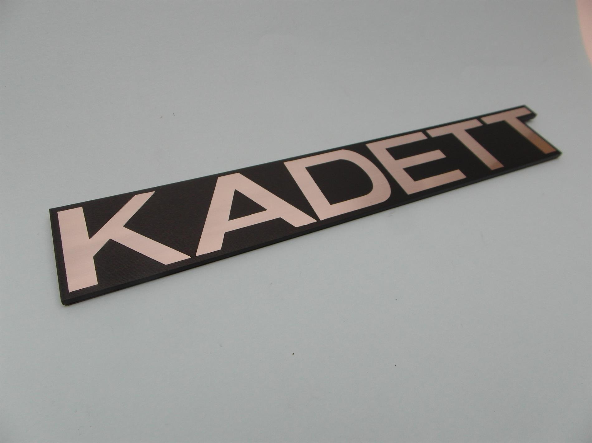 Opel Kadett Alüminyum plastik etiket - Resim 2