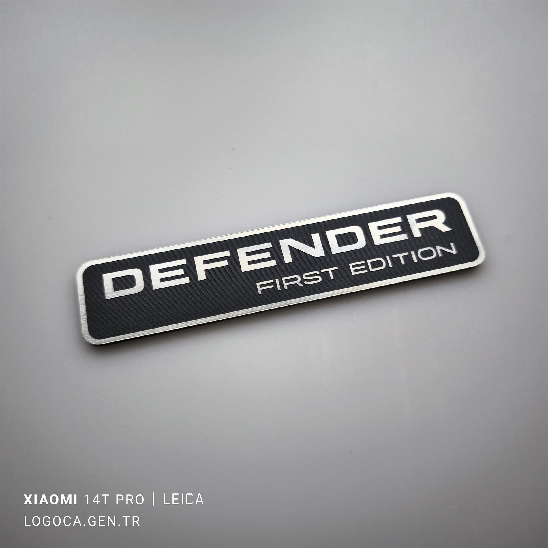 Land Rover Defender Fırst Edition etiket - Resim 2