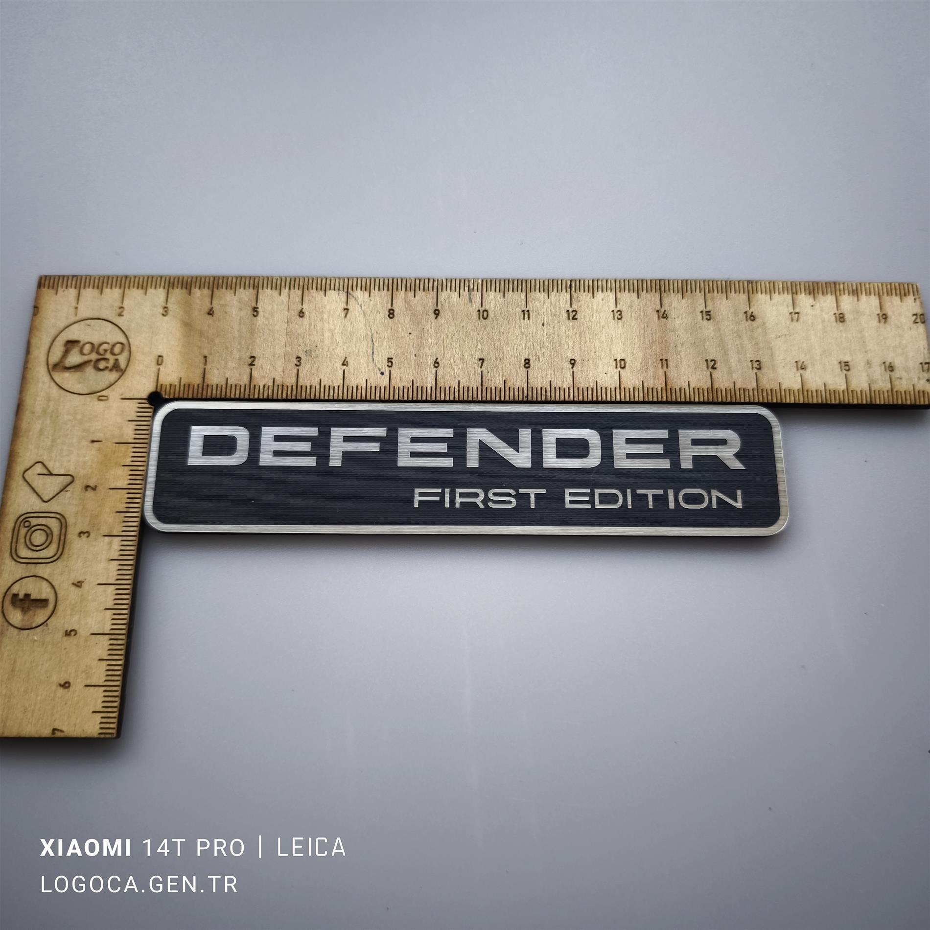 Land Rover Defender Fırst Edition etiket - Resim 4