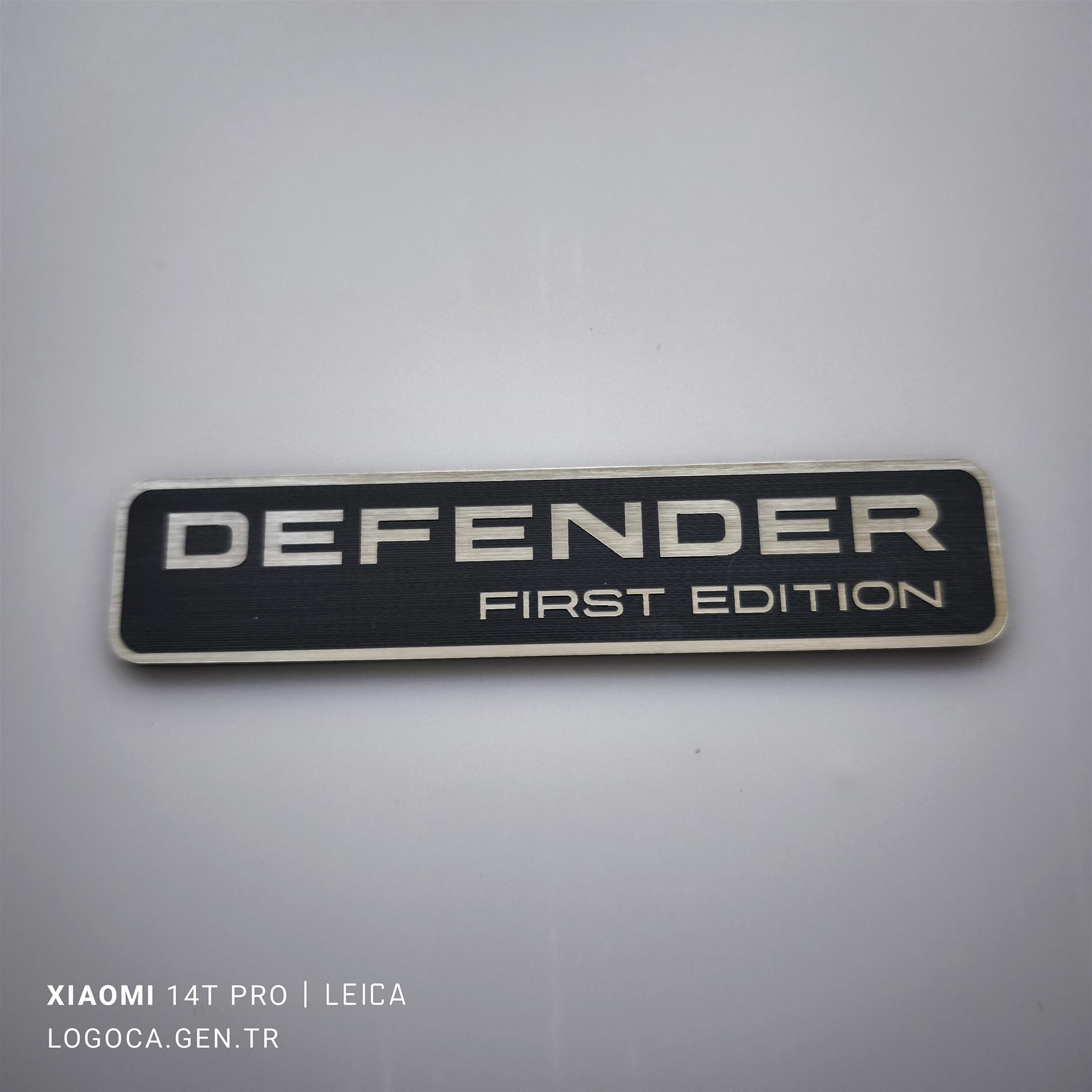 Land Rover Defender Fırst Edition etiket - Resim 6