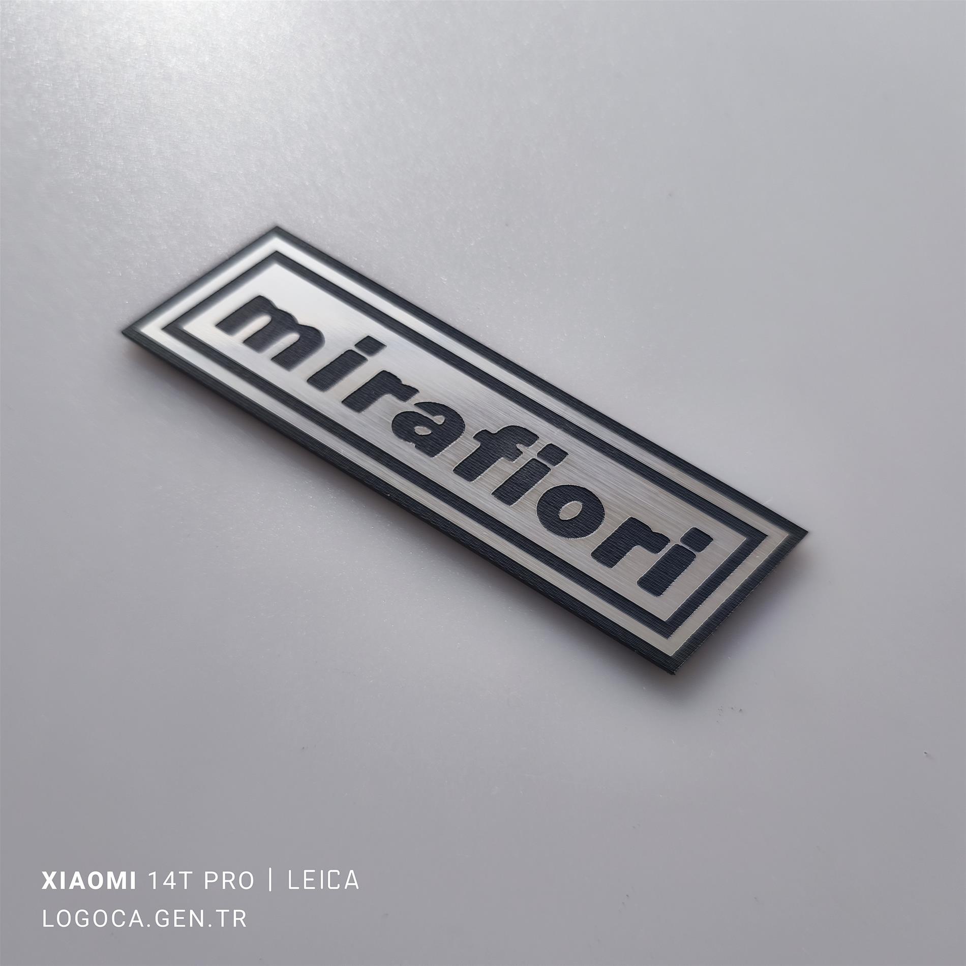 Mirafiori etiket 2 farklı ölçü - Resim 4