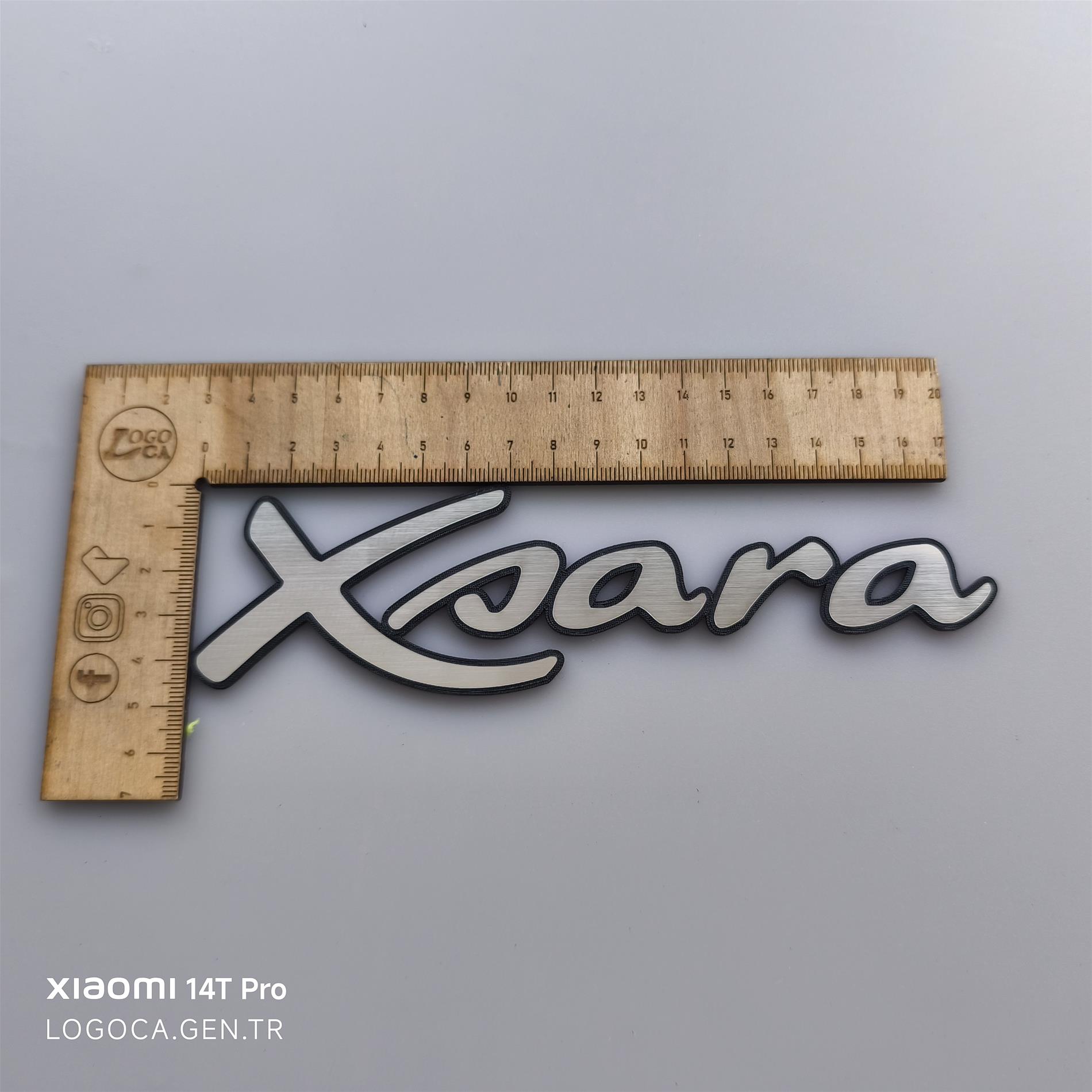 Citröen Xsara Arka bagaj yazısı