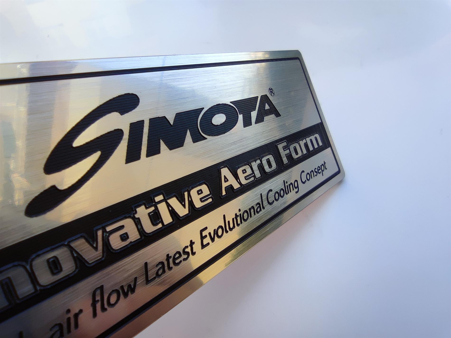 Simota Yenilikçi Aero Form Alüminyum Görünümlü Plastik Etiket - Resim 5