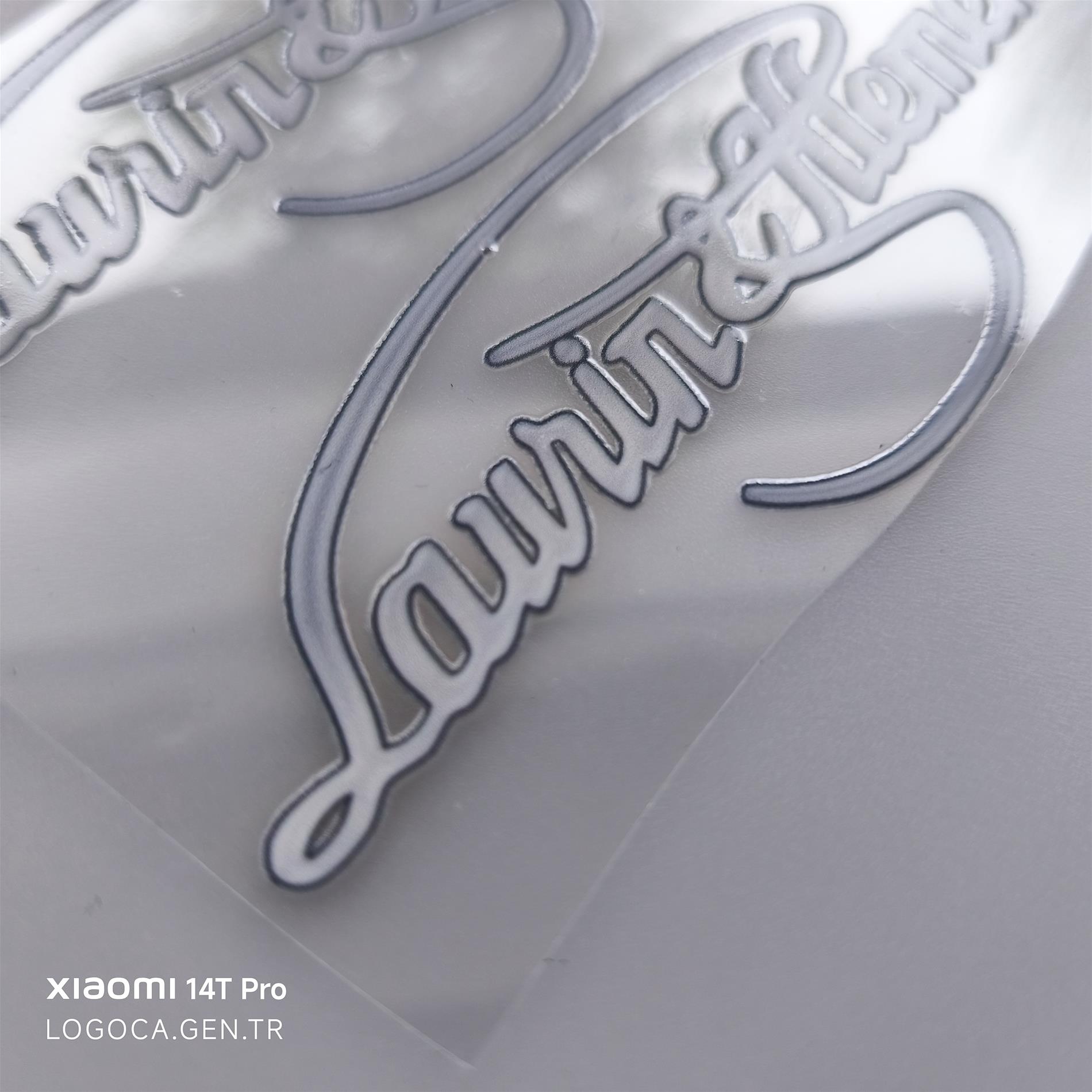 Skoda Laurin klement UV baskı etiket (2 adet 12x4cm) - Resim 2