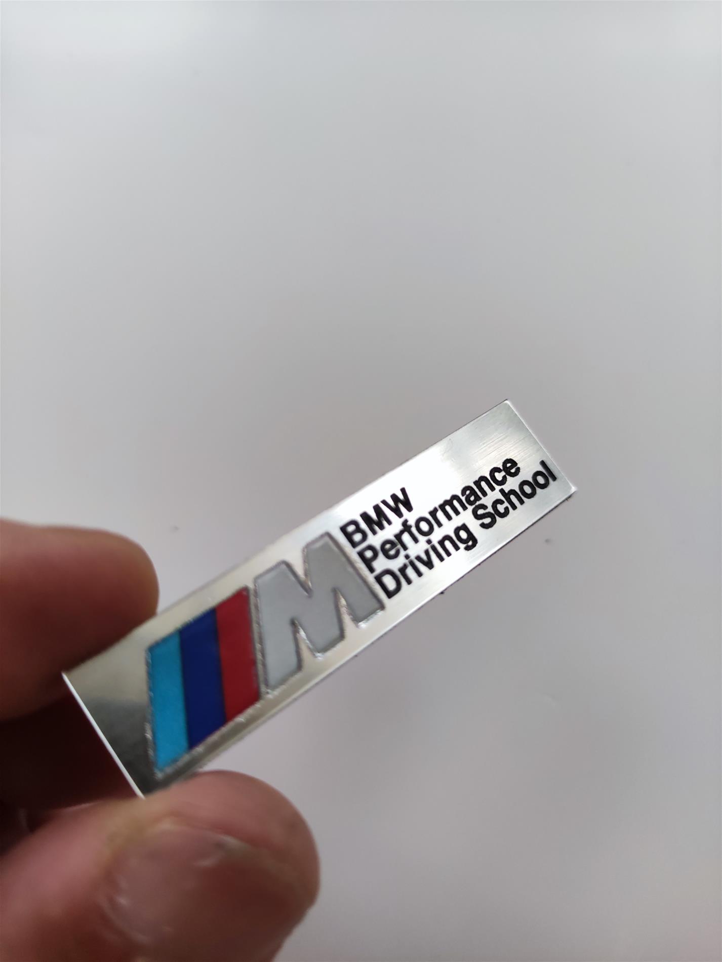 2x BMW M Performance driving school renkli plastik etiket - Resim 6