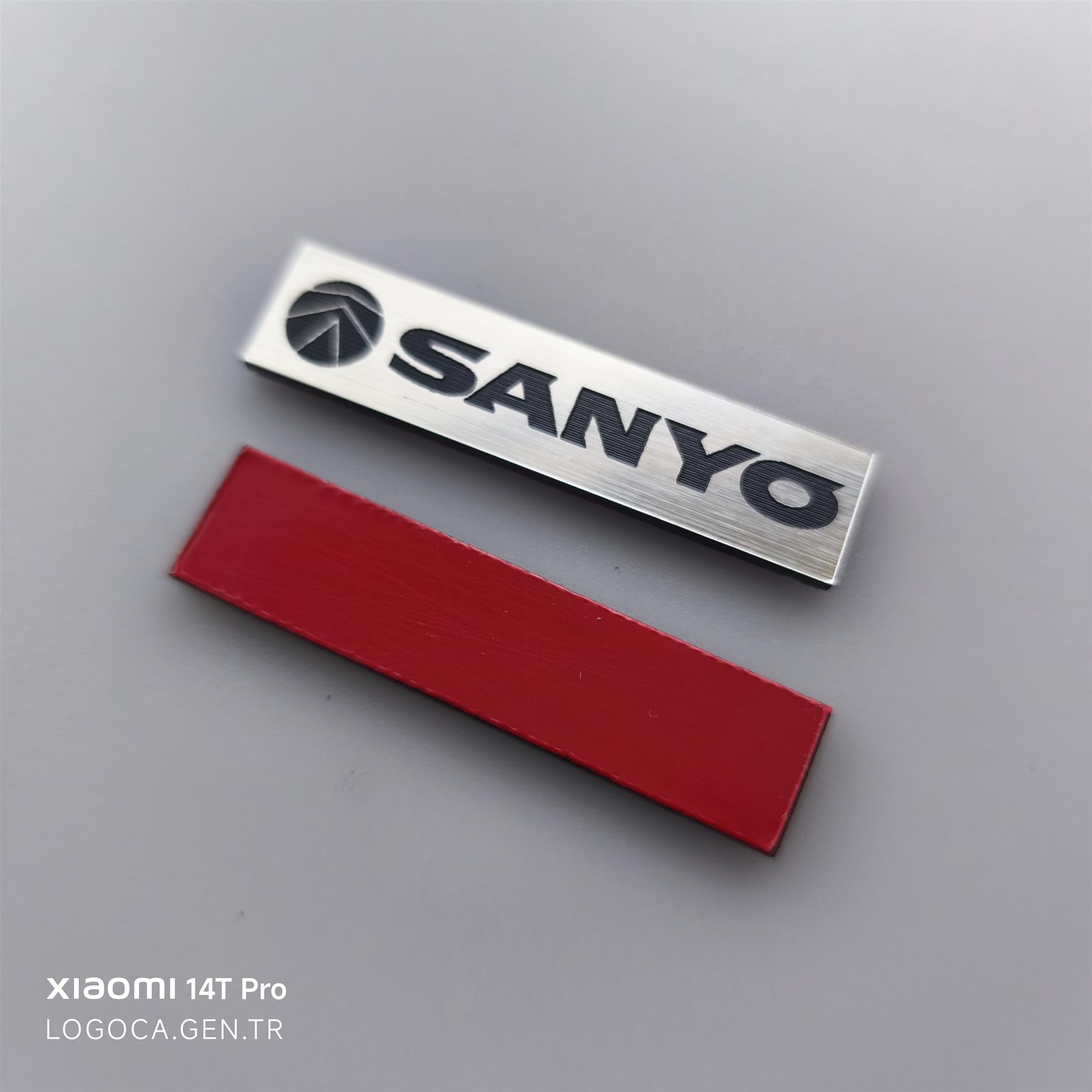 Sanyo Logo etiket - Resim 2