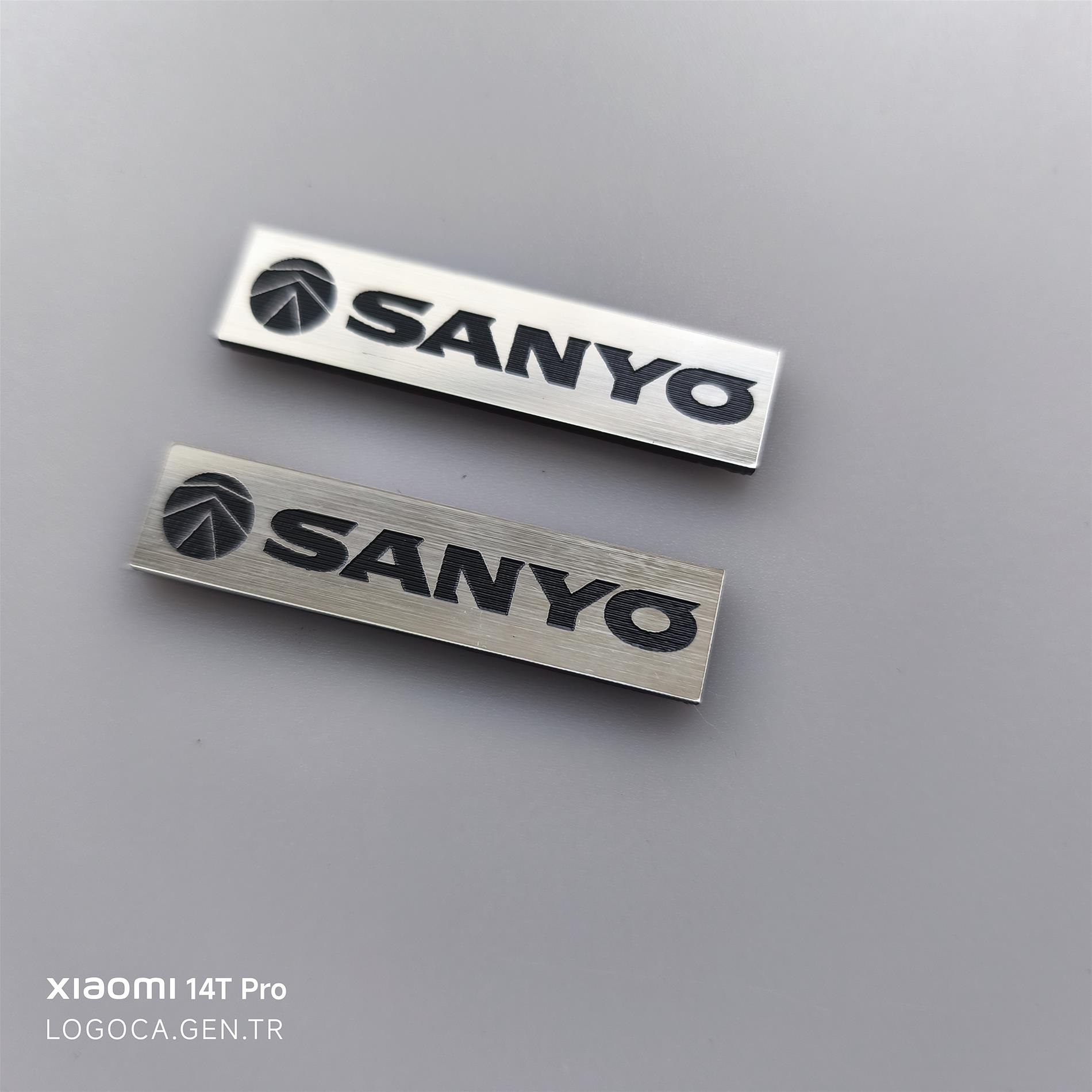 Sanyo Logo etiket - Resim 3
