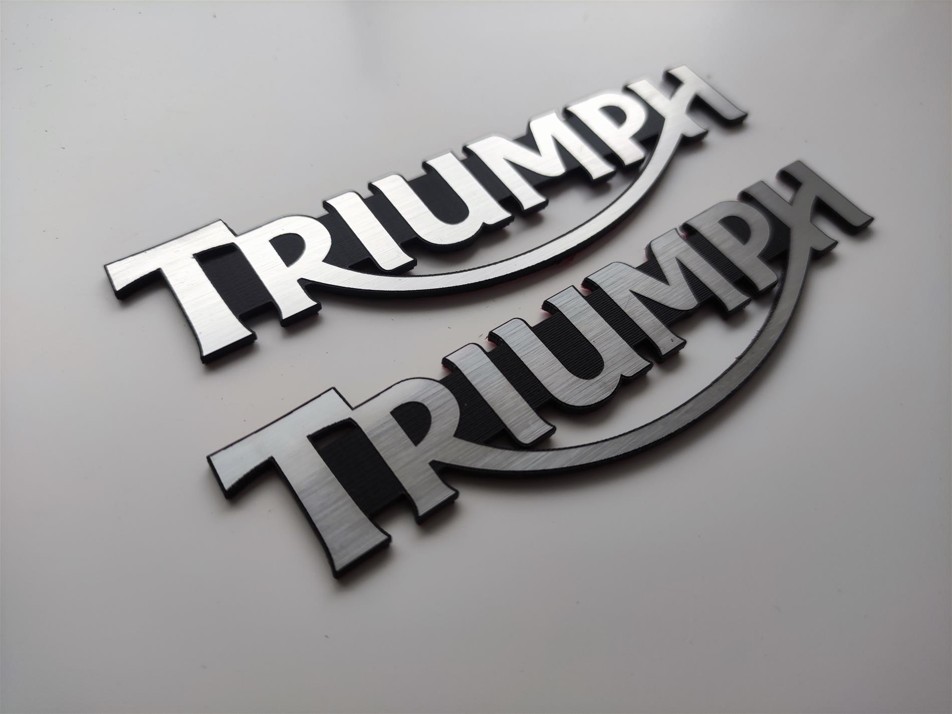 Triumph motosiklet logosu 2li set - Resim 2