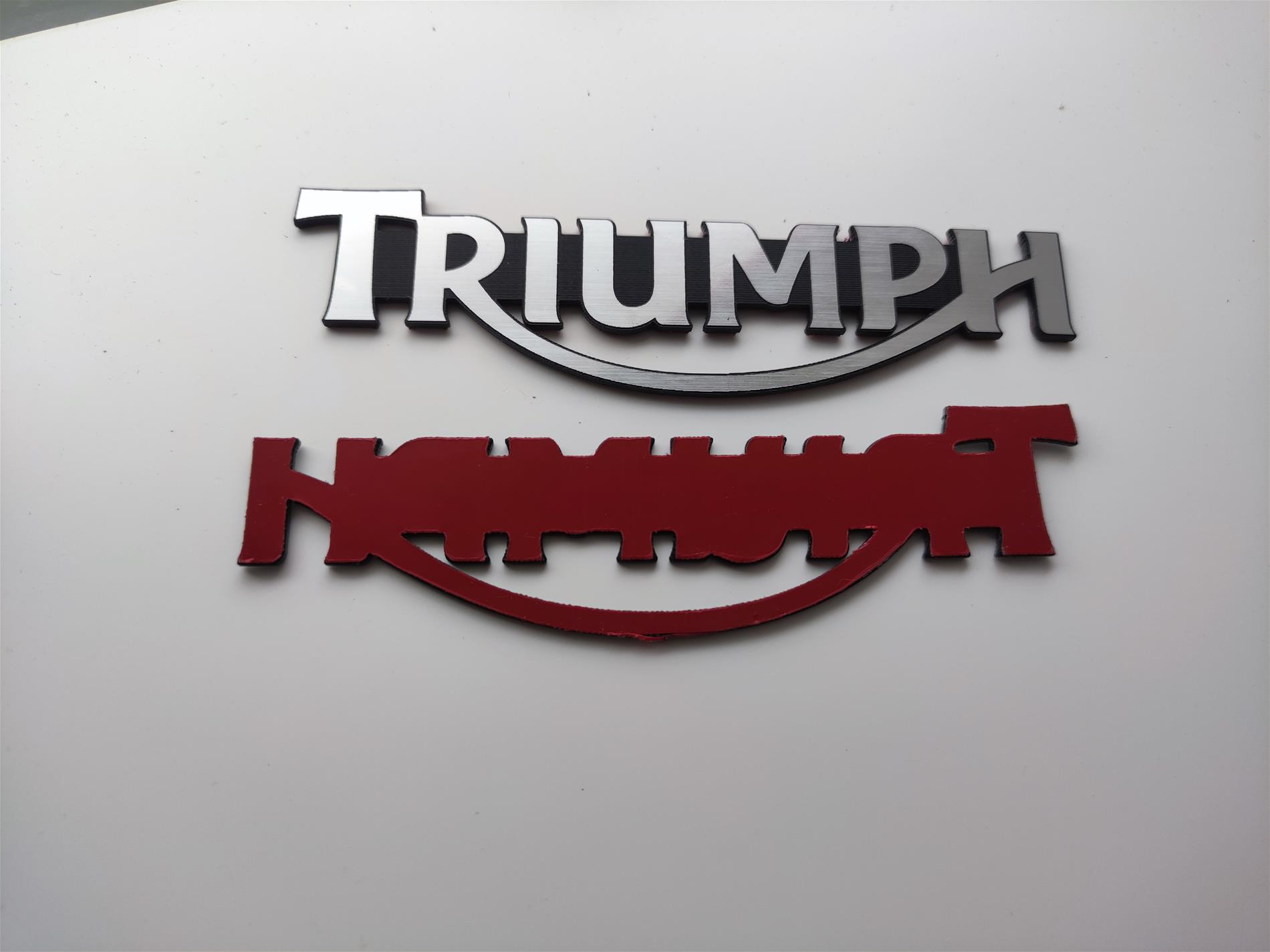 Triumph motosiklet logosu 2li set - Resim 4