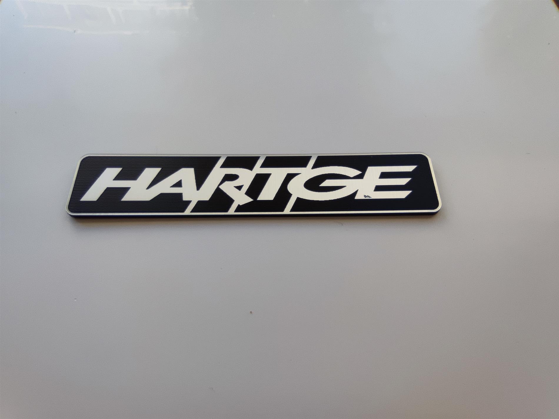 1adet HARTGE etiket  Badge BMW E12 E21 E23 E24 E28 E30 E31 E32 E34 E36