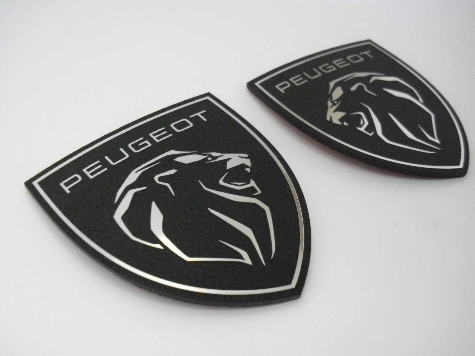 Yeni peugeot çamurluk kolon Logosu 2 adet - Resim 2