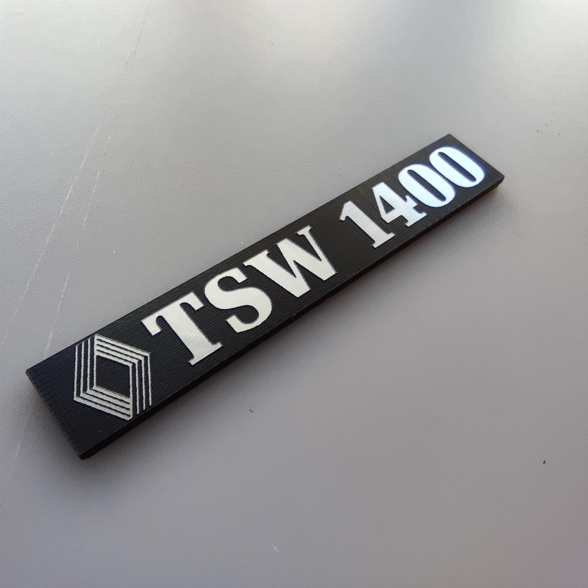 Renault 12 Renault toros TSW 1400 etiket - Resim 2