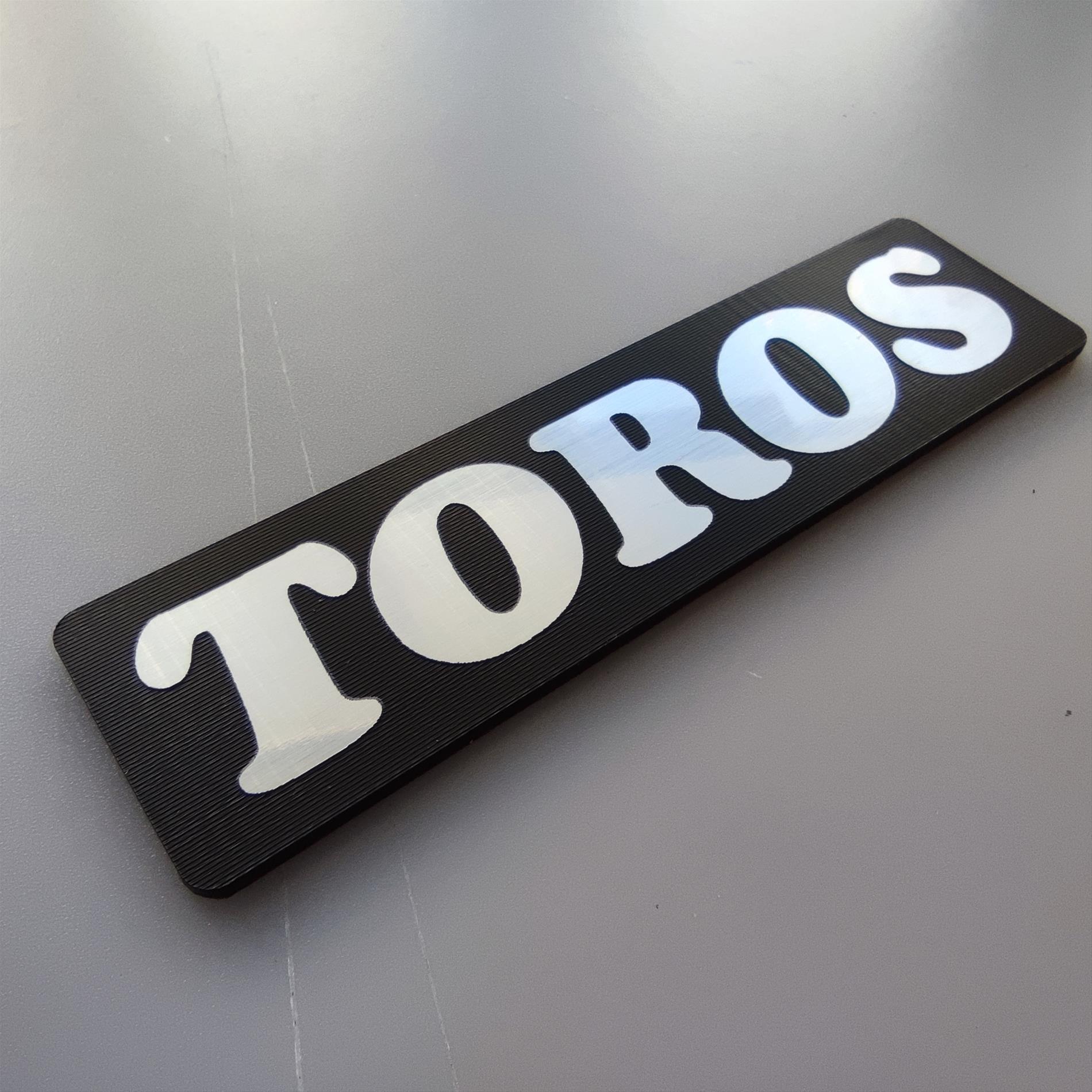 Renault Toros Bagaj yazısı reno toros reno 12 - Gümüş Siyah - Resim 2