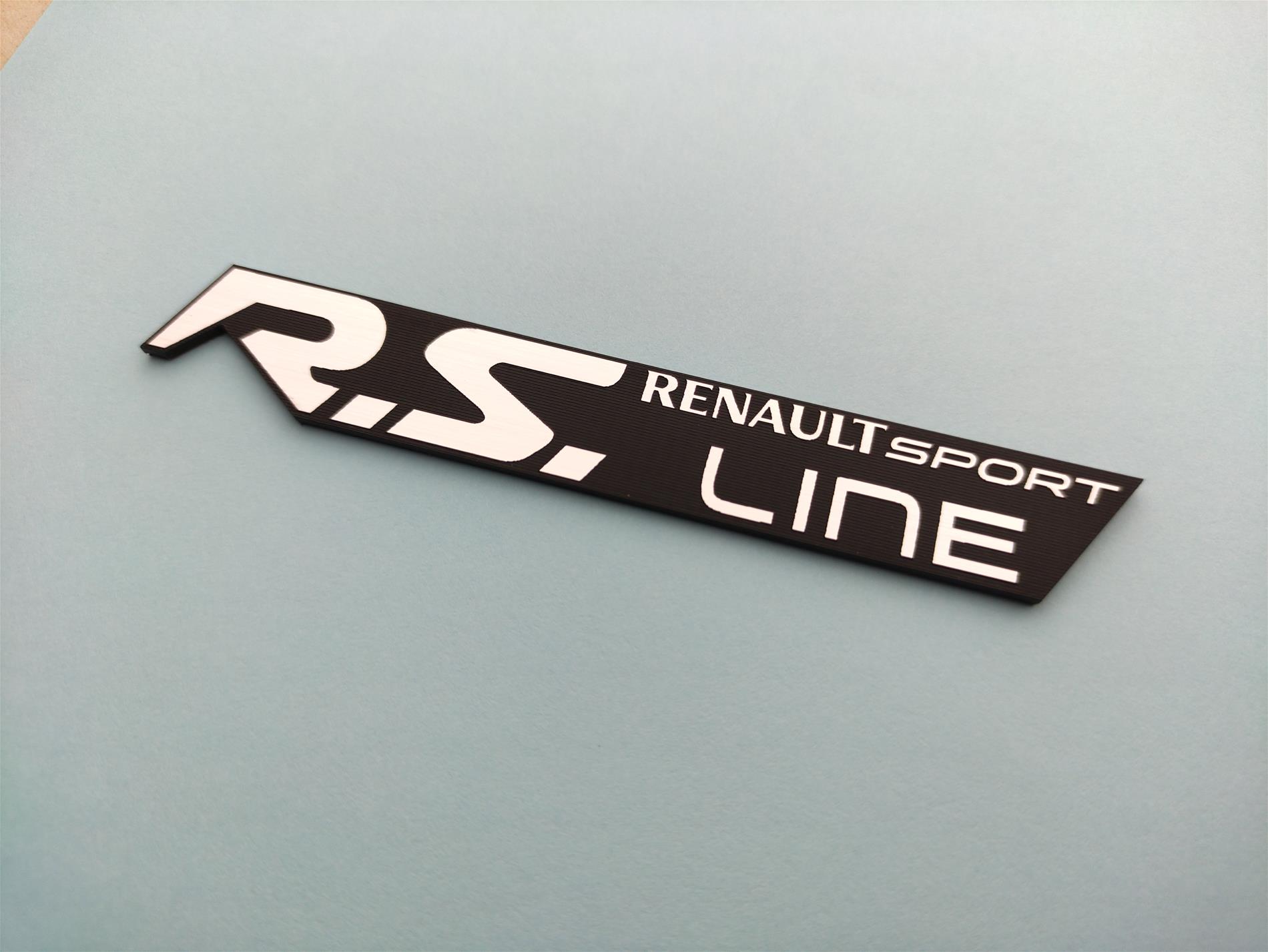 Renault RS line etiket - Resim 2