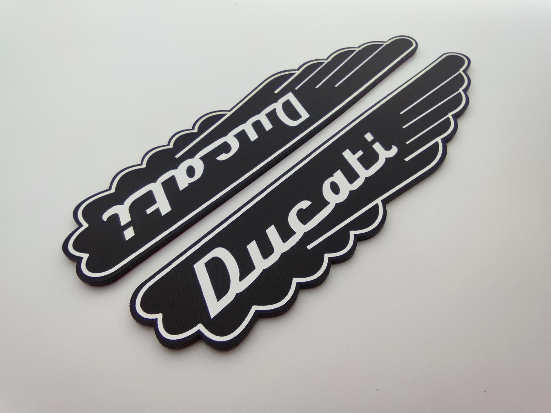 Ducati motosiklet etiketi Plastik etiket