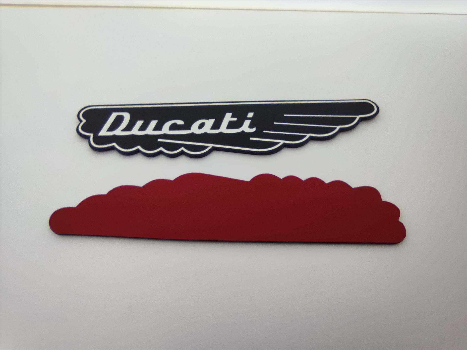 Ducati motosiklet etiketi Plastik etiket - Resim 3