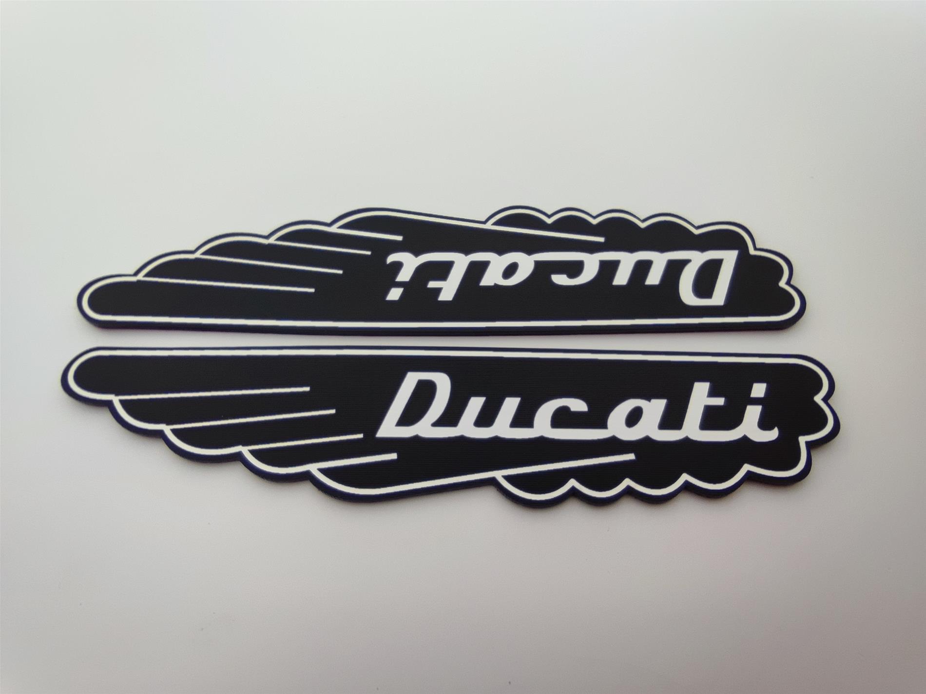 Ducati motosiklet etiketi Plastik etiket - Resim 4