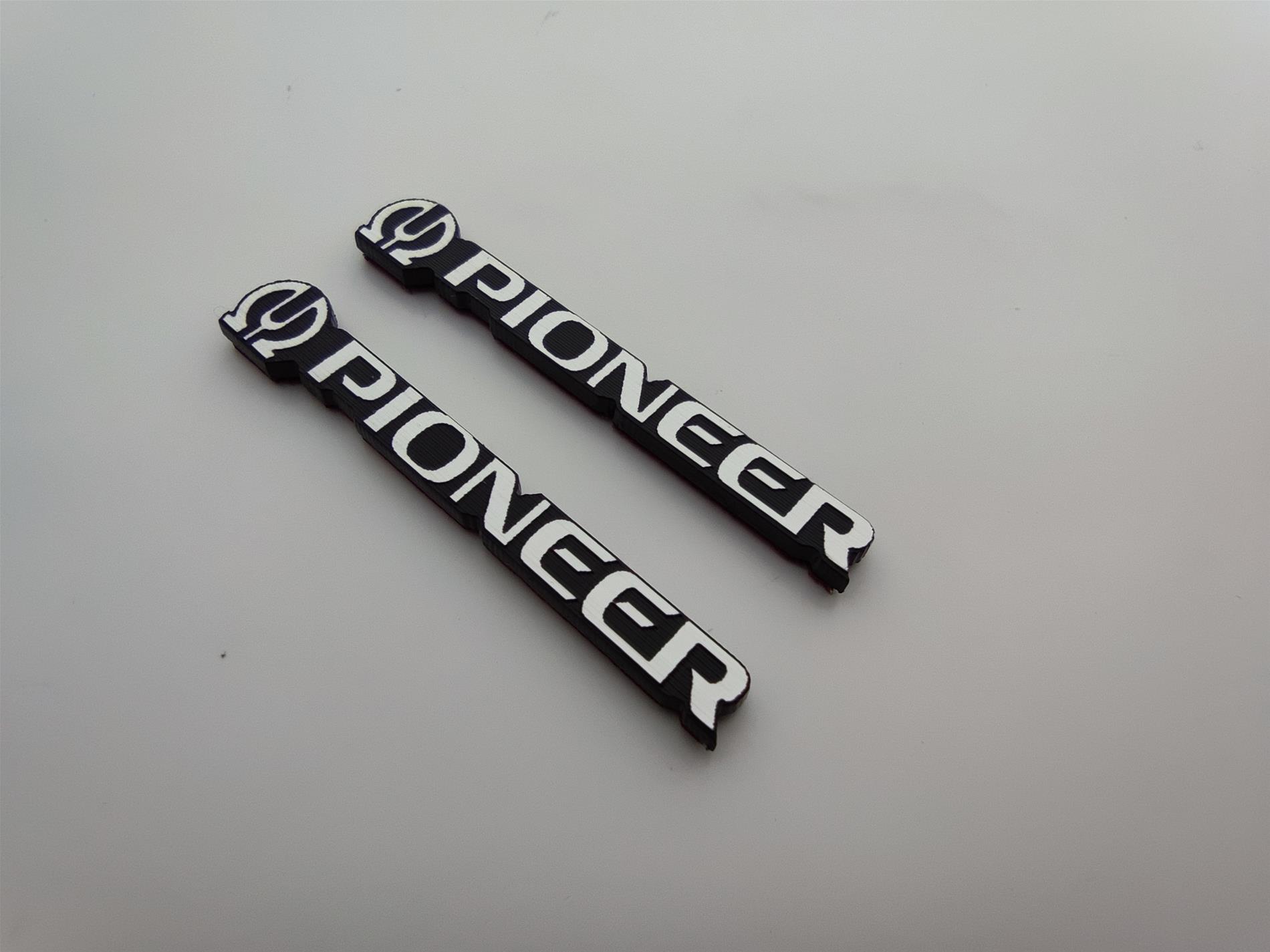 Pioneer Eski seri  logo pioneer old series logo - Resim 3