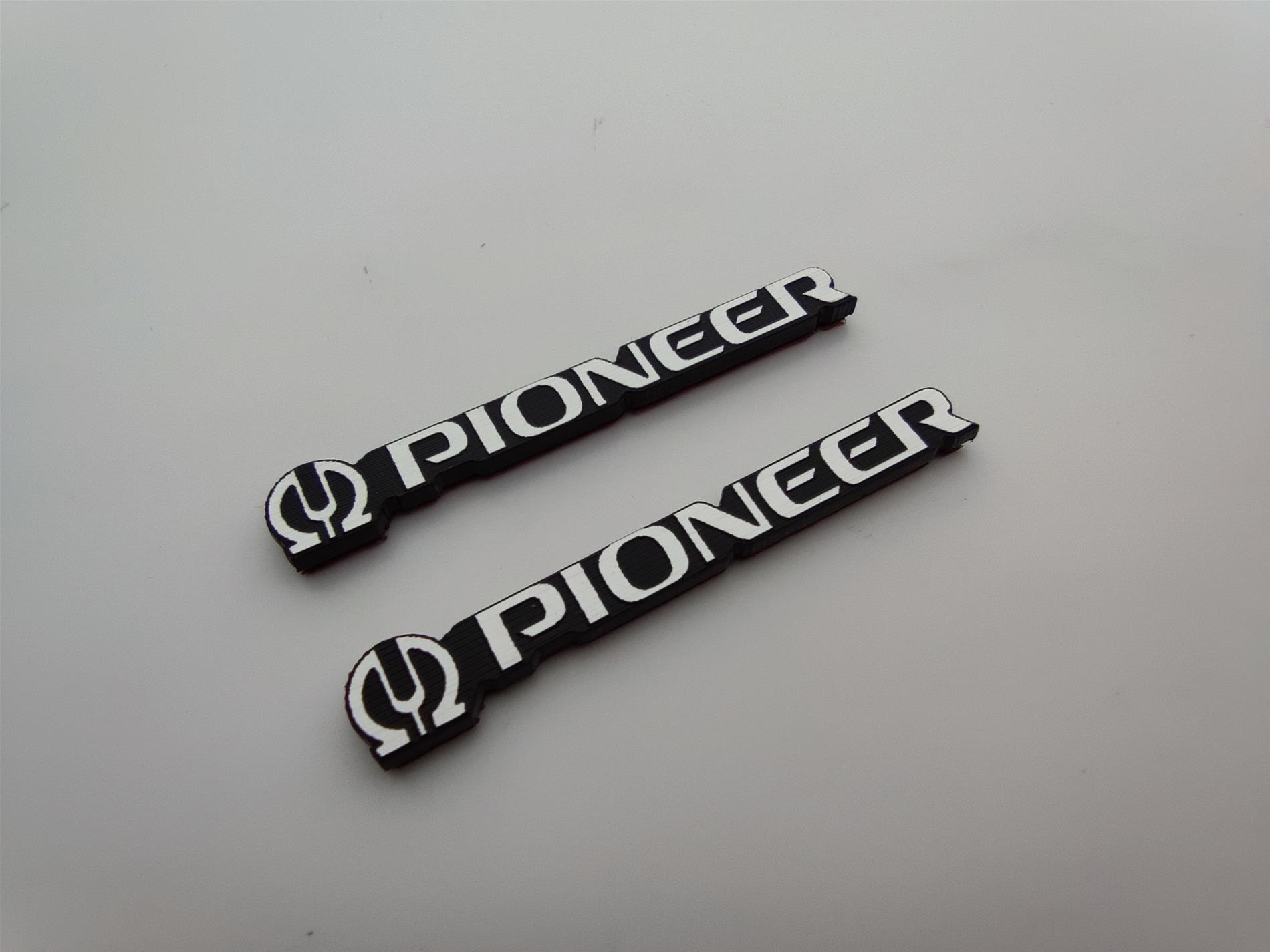 Pioneer Eski seri  logo pioneer old series logo - Resim 4