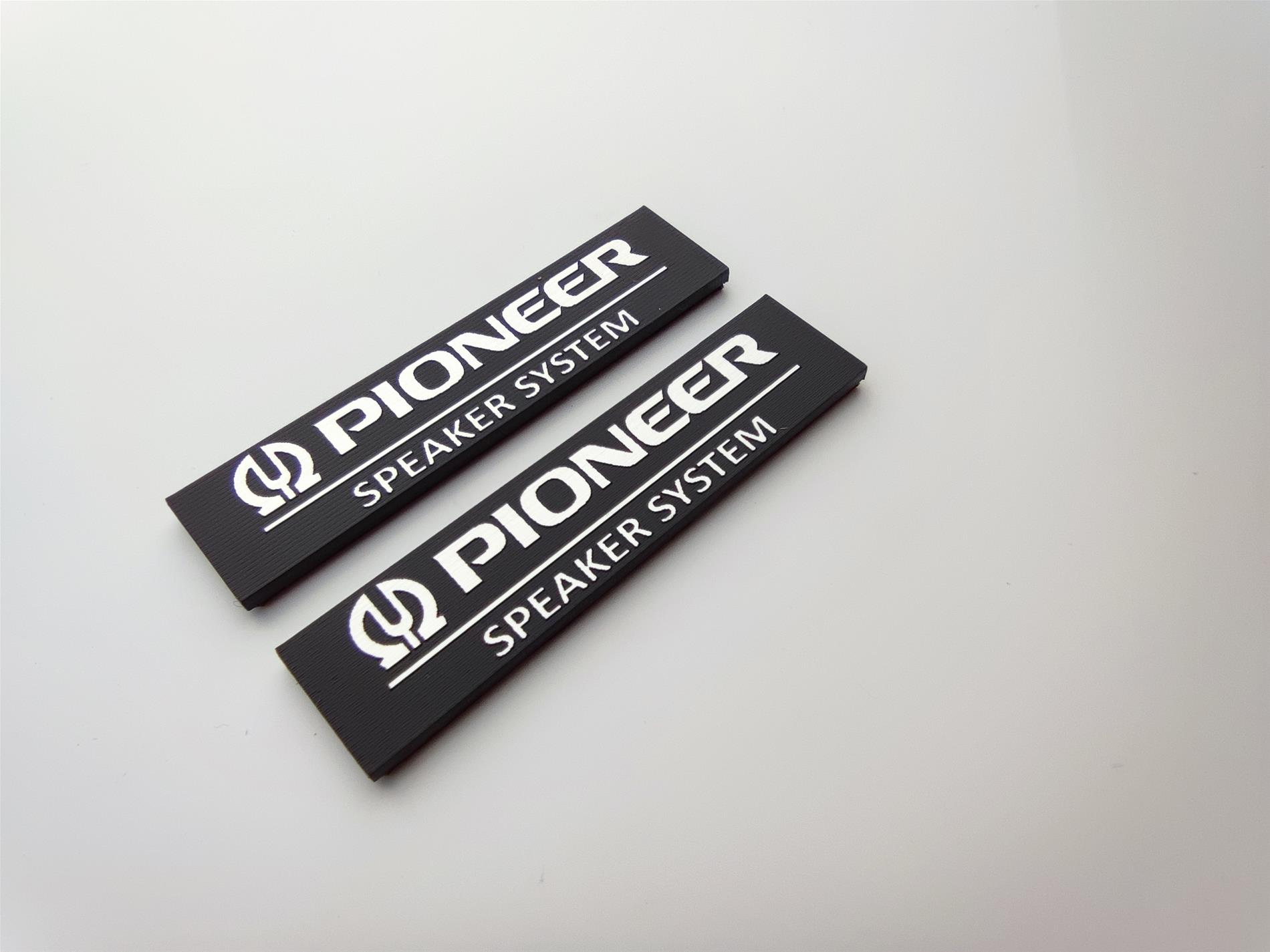 Pioneer speaker system Eski seri logo pioneer old series logo - Resim 2