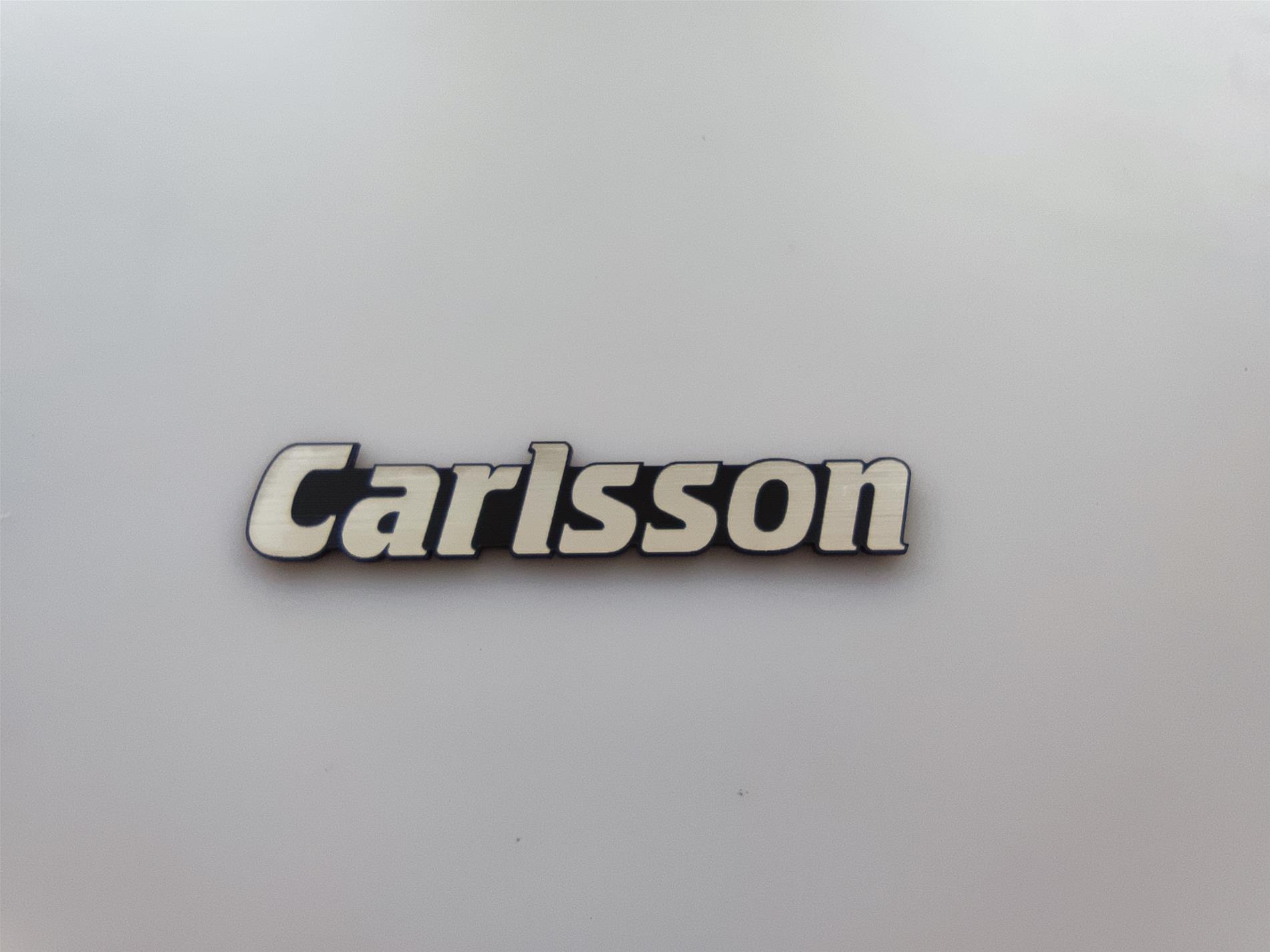 Carlsson Platik etiket Alüminyum Görünümlü - Resim 3