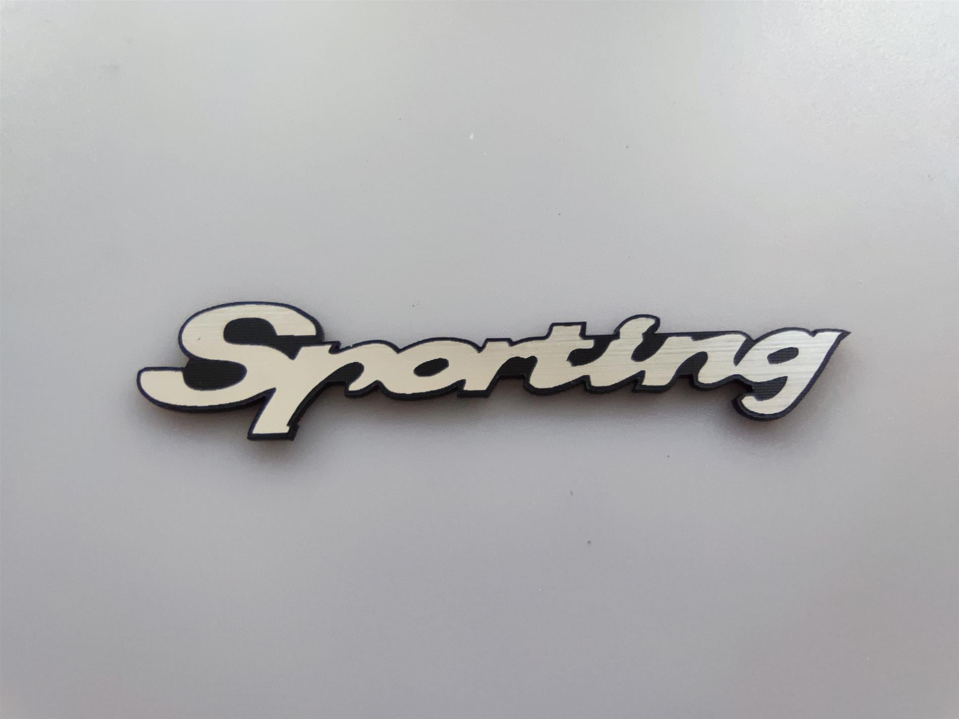 Fiat Palio Sporting plastik Etiket alüminyum görünümlü esnek - Resim 4