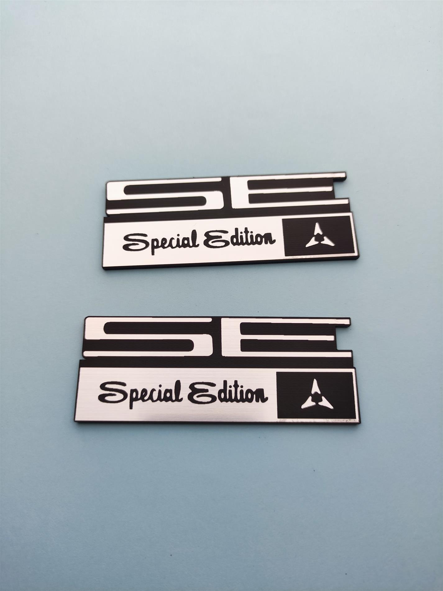 1967-1970 dodge charger se special edition etiket - Resim 3