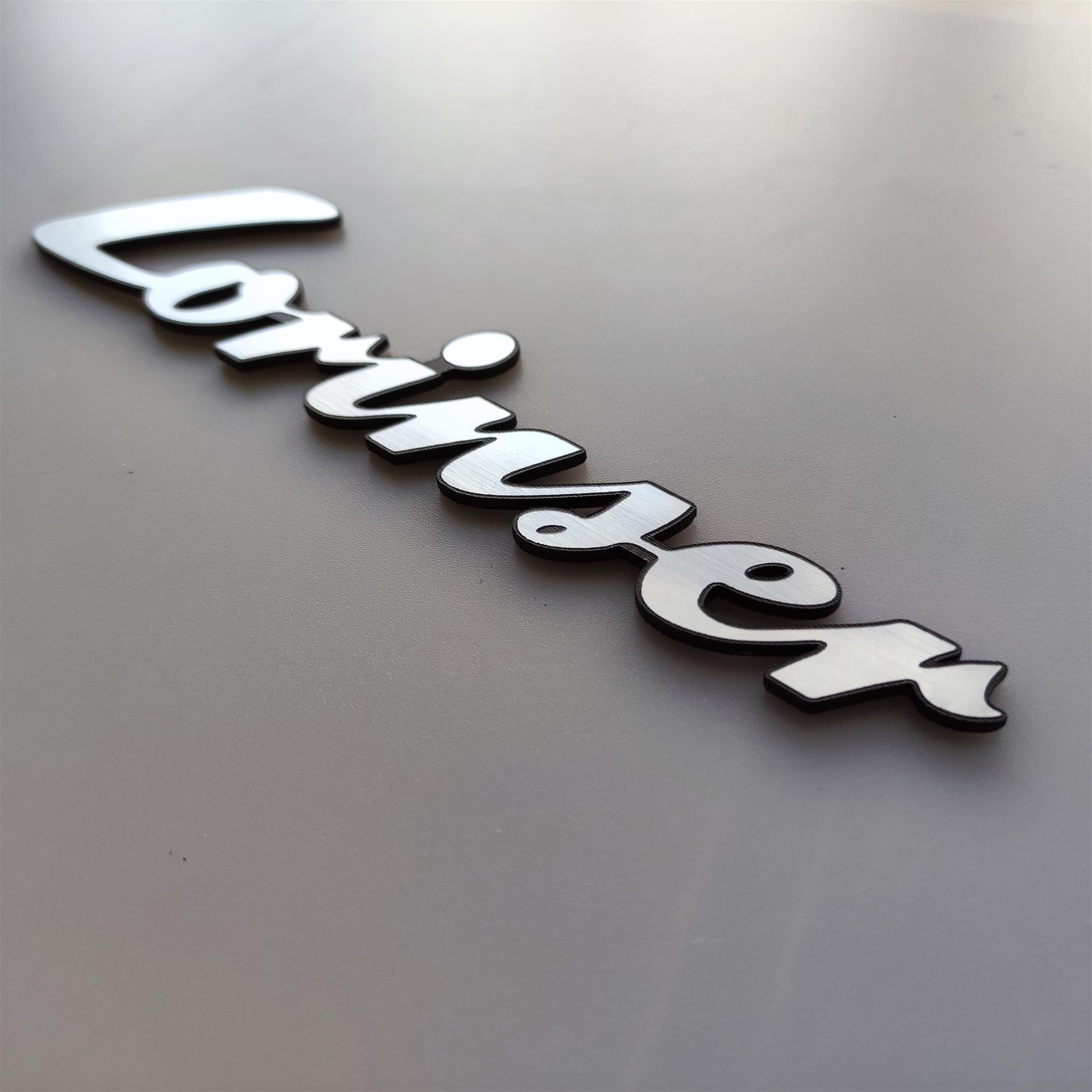 Lorinser yazı plastik Etiket - Resim 2