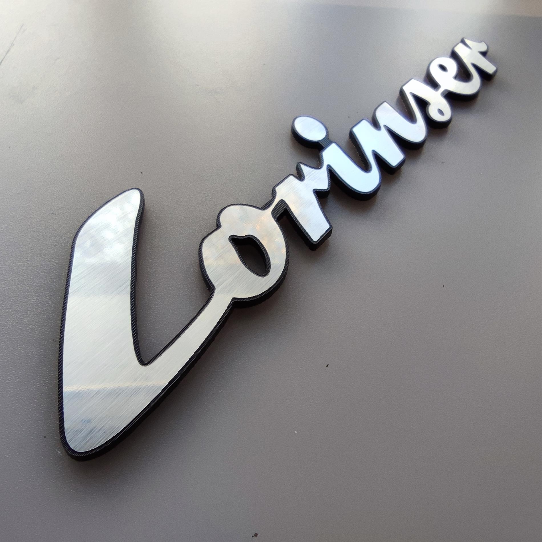 Lorinser yazı plastik Etiket - Resim 4