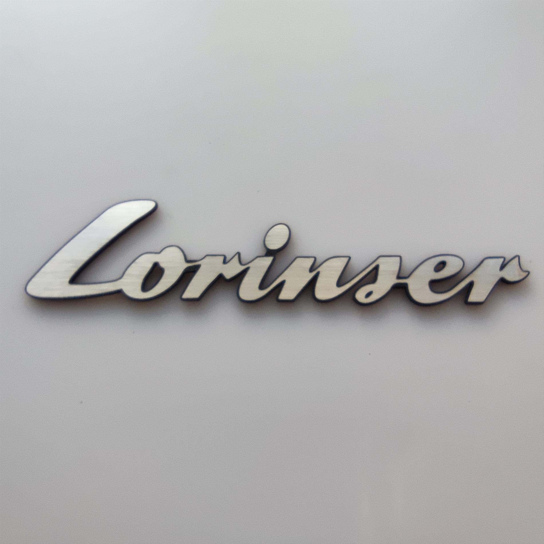 Lorinser yazı plastik Etiket - Resim 5