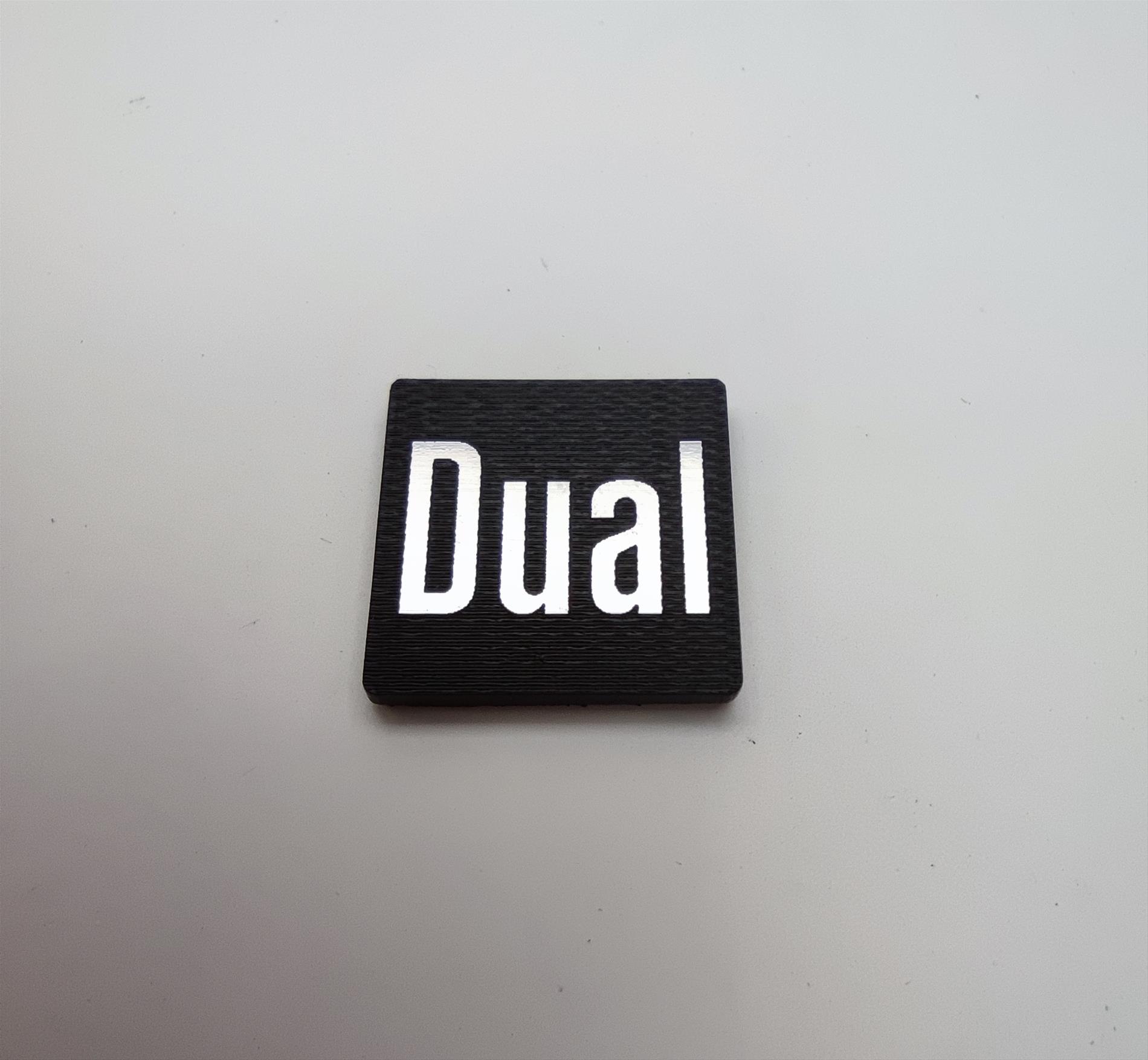 Dual hoparlör ve pkap logosu